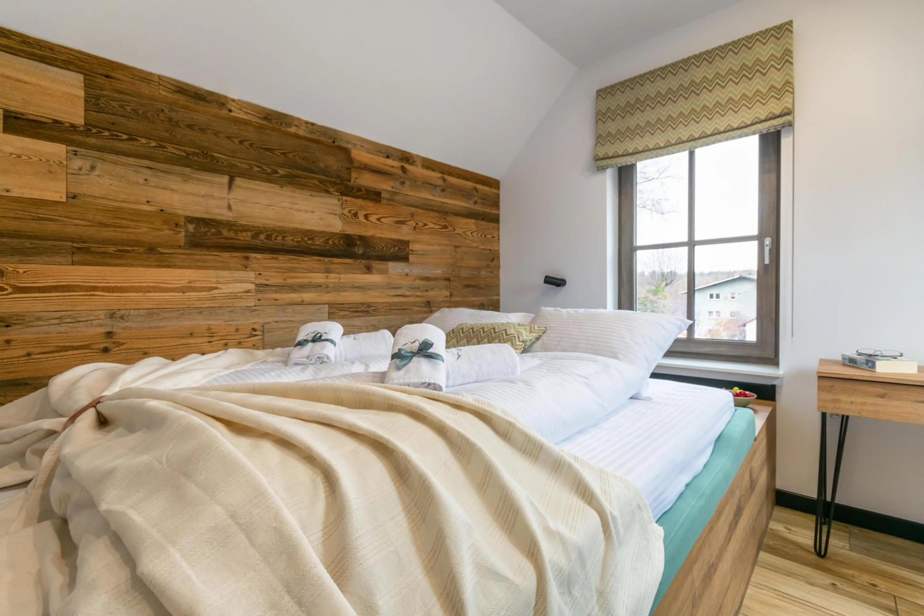 Bed in Apartament Cortina