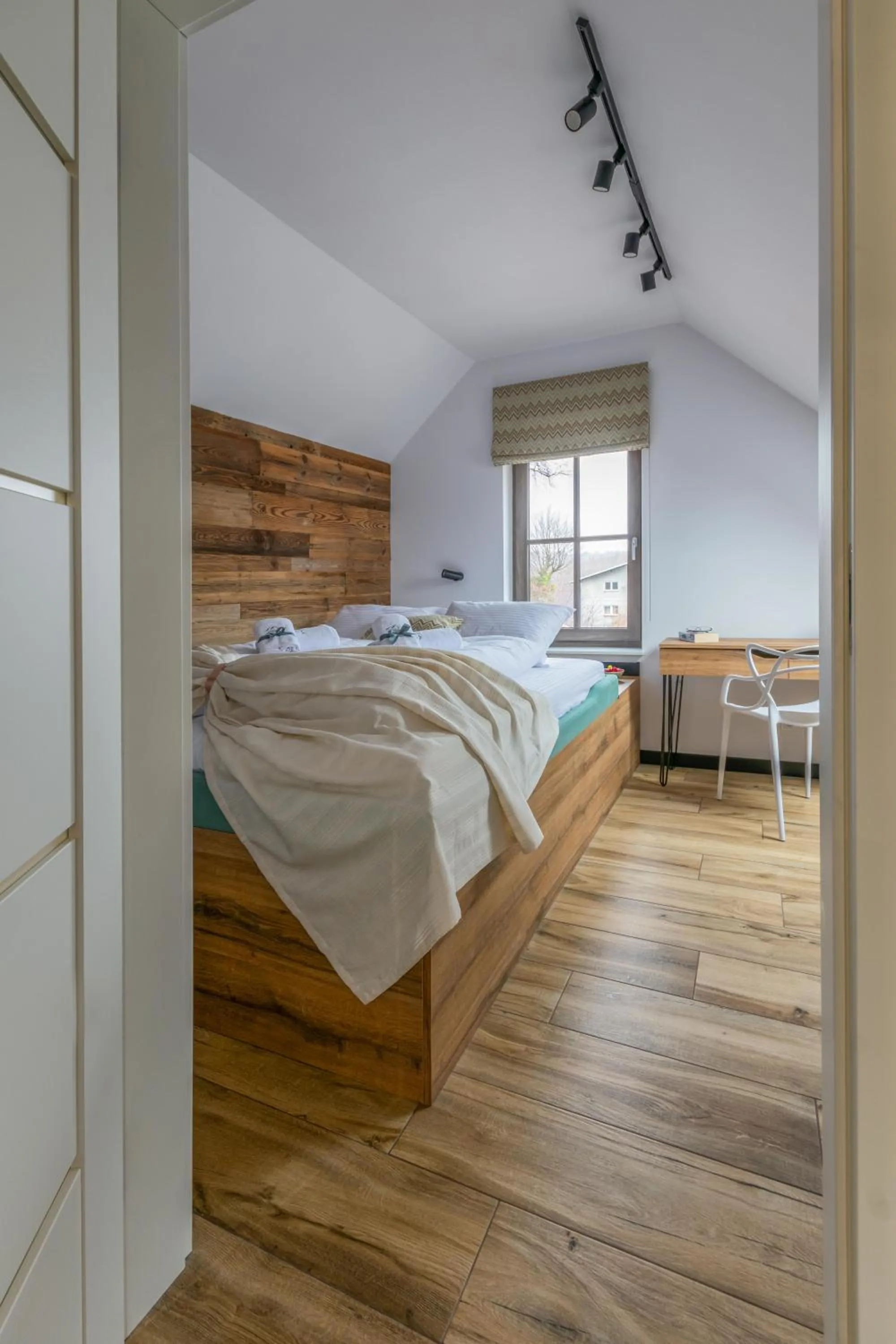 Bed in Apartament Cortina