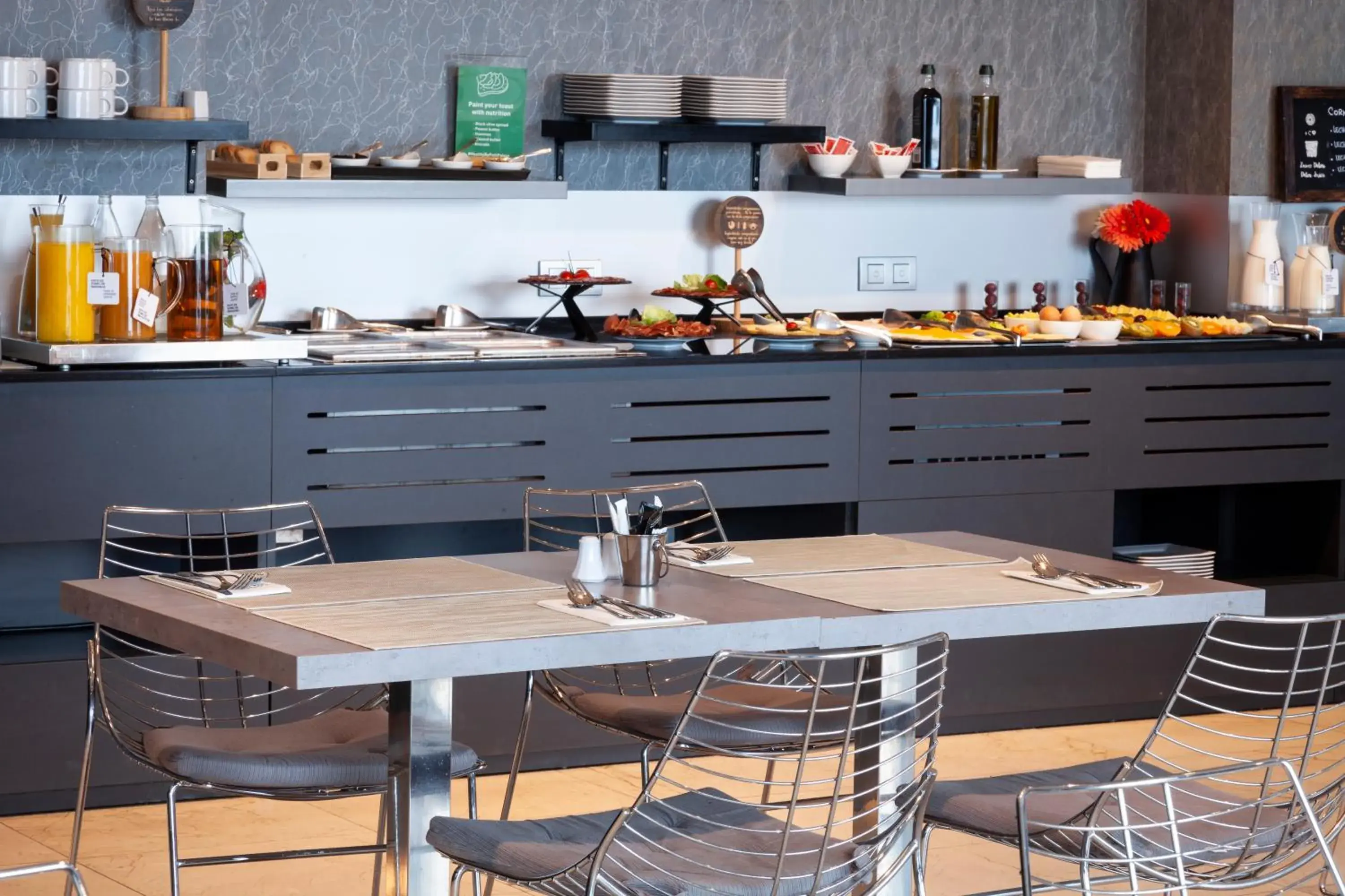 Buffet breakfast in Petit Palace Tamarises Buffet breakfast in Petit Palace Tamarises