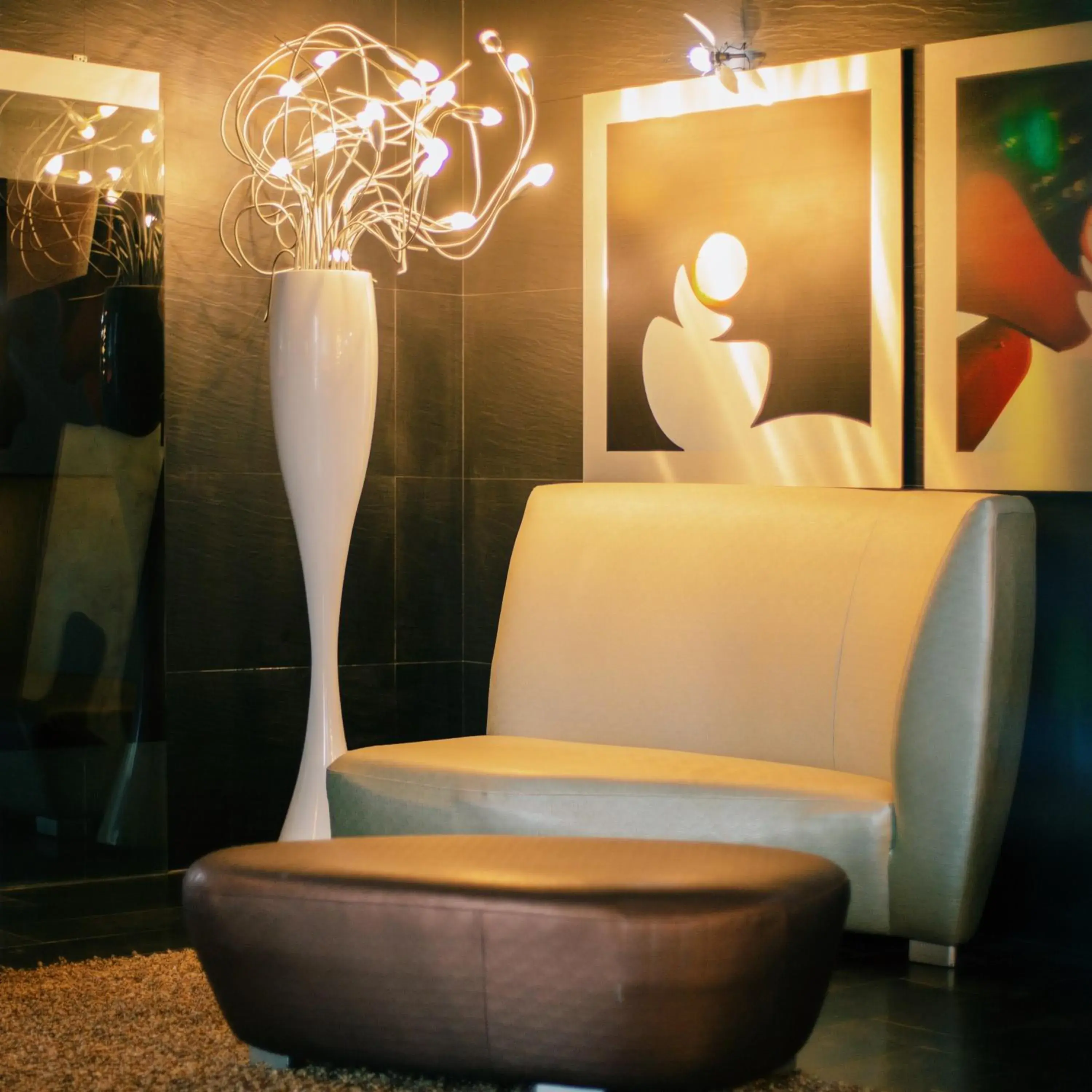 Lobby or reception in Petit Palace Tamarises Lobby or reception in Petit Palace Tamarises