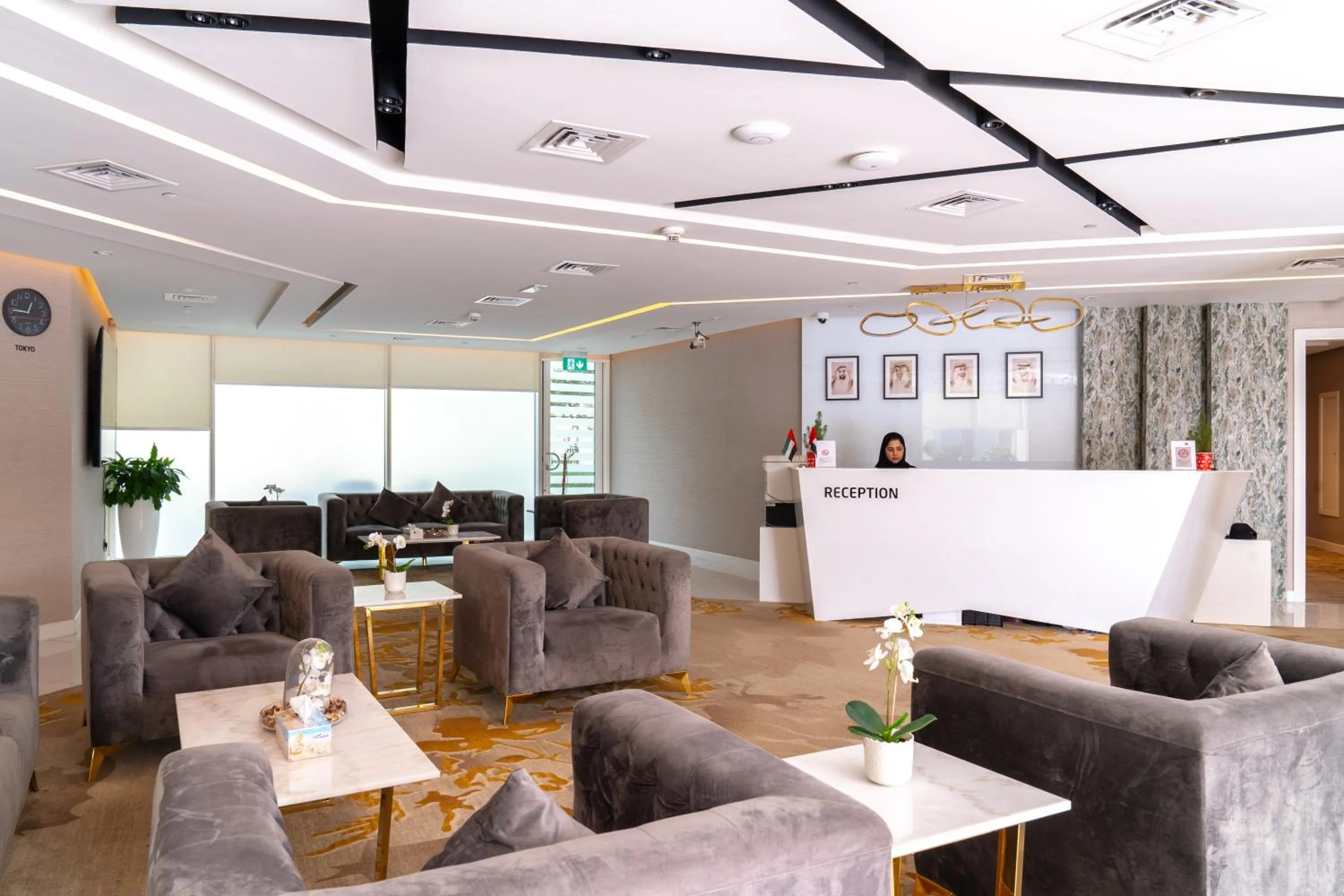 Lobby or reception in eStay Hotel