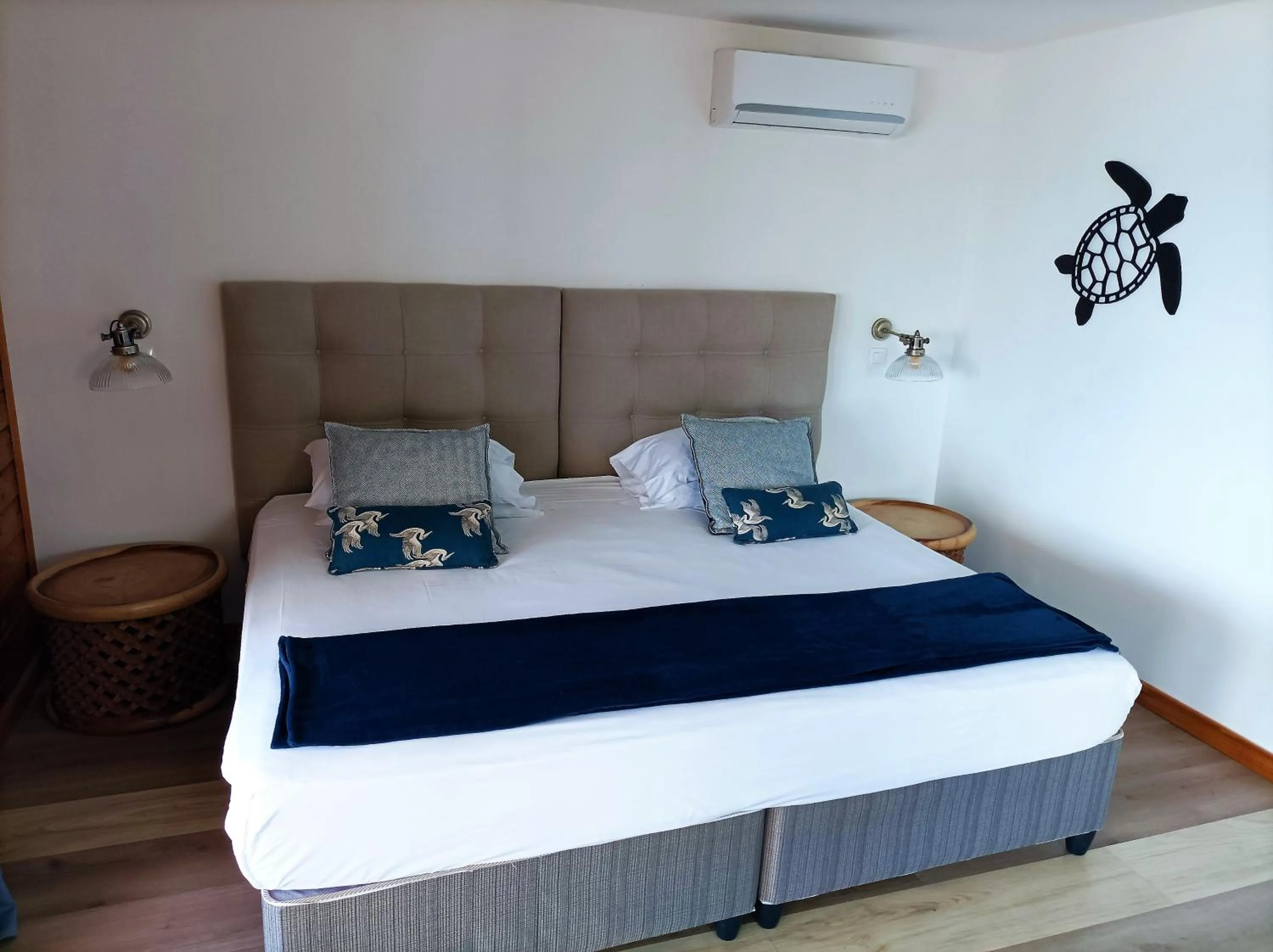 Bed in Hôtel Hamaha Beach