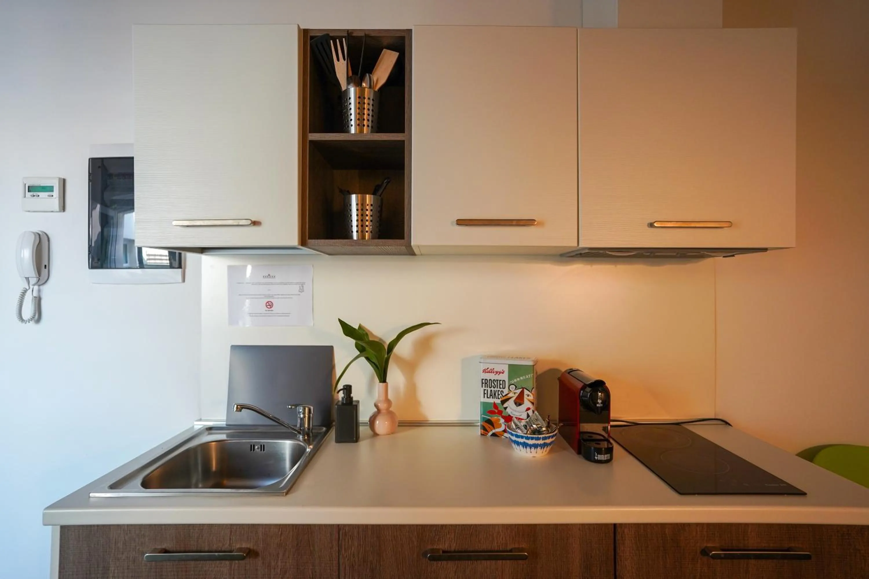 Kitchen or kitchenette in Bnbook Residence Matteotti