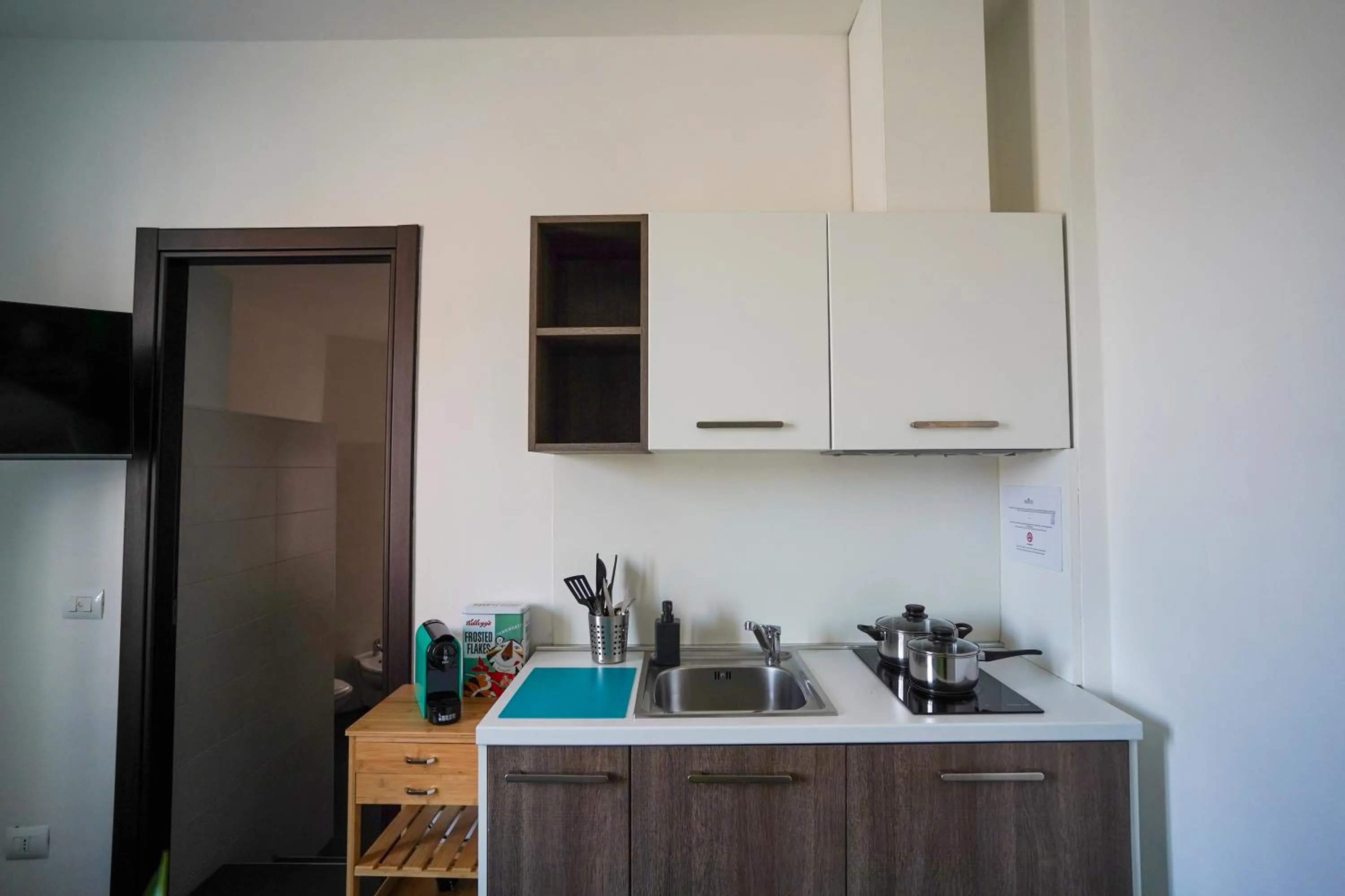 Kitchen or kitchenette in Bnbook Residence Matteotti