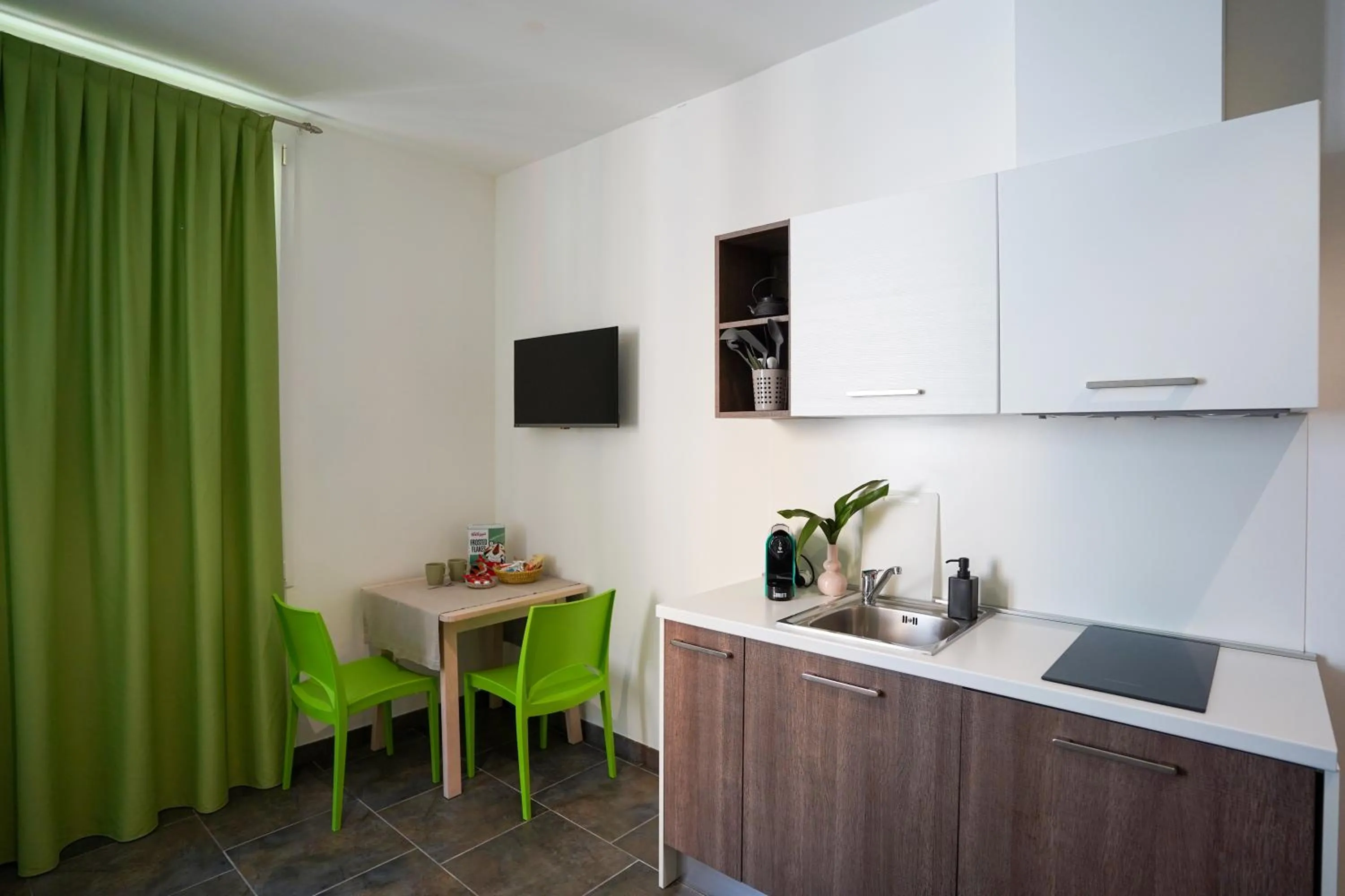 Kitchen or kitchenette in Bnbook Residence Matteotti