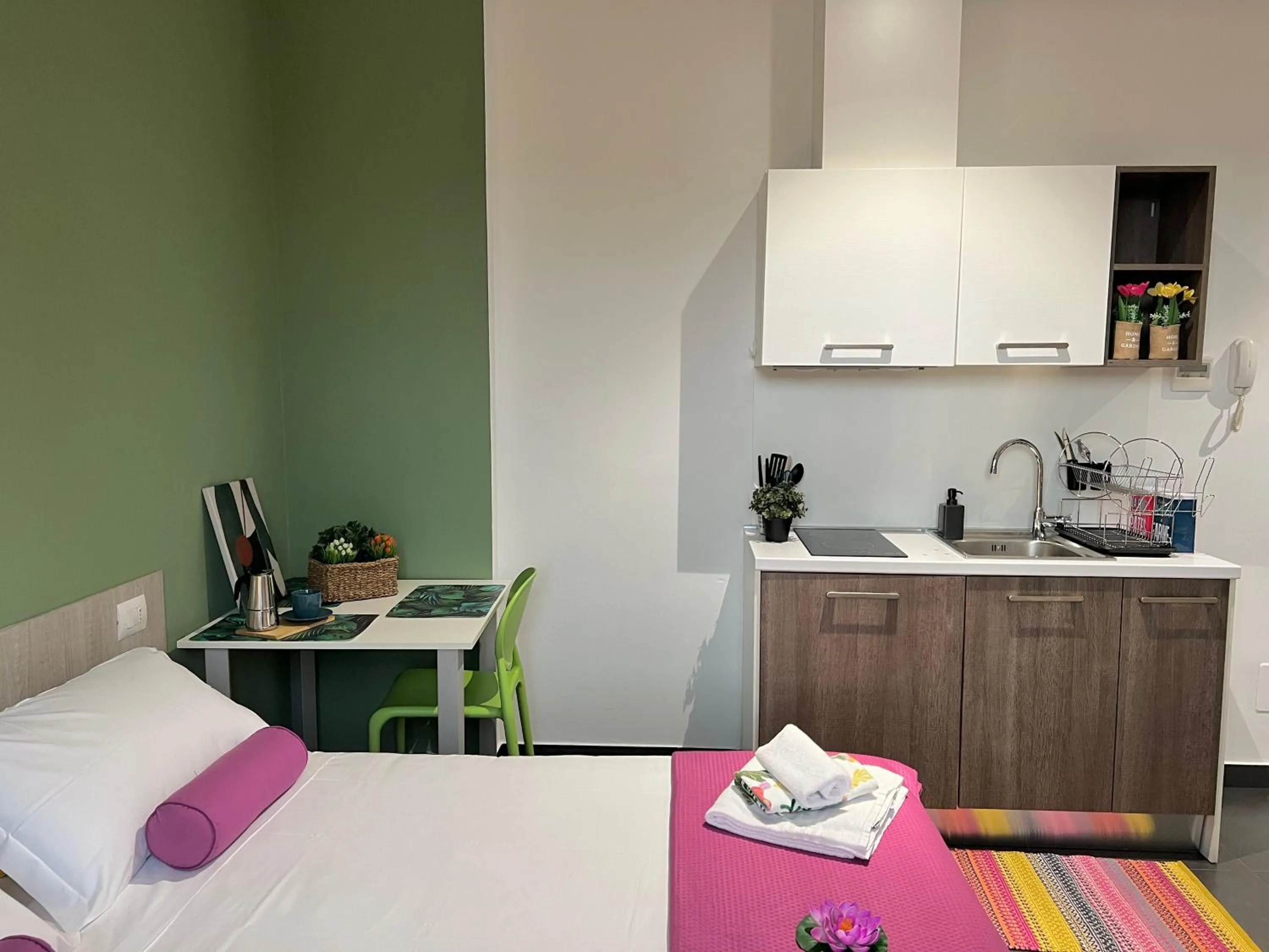 Bed in Bnbook Residence Matteotti