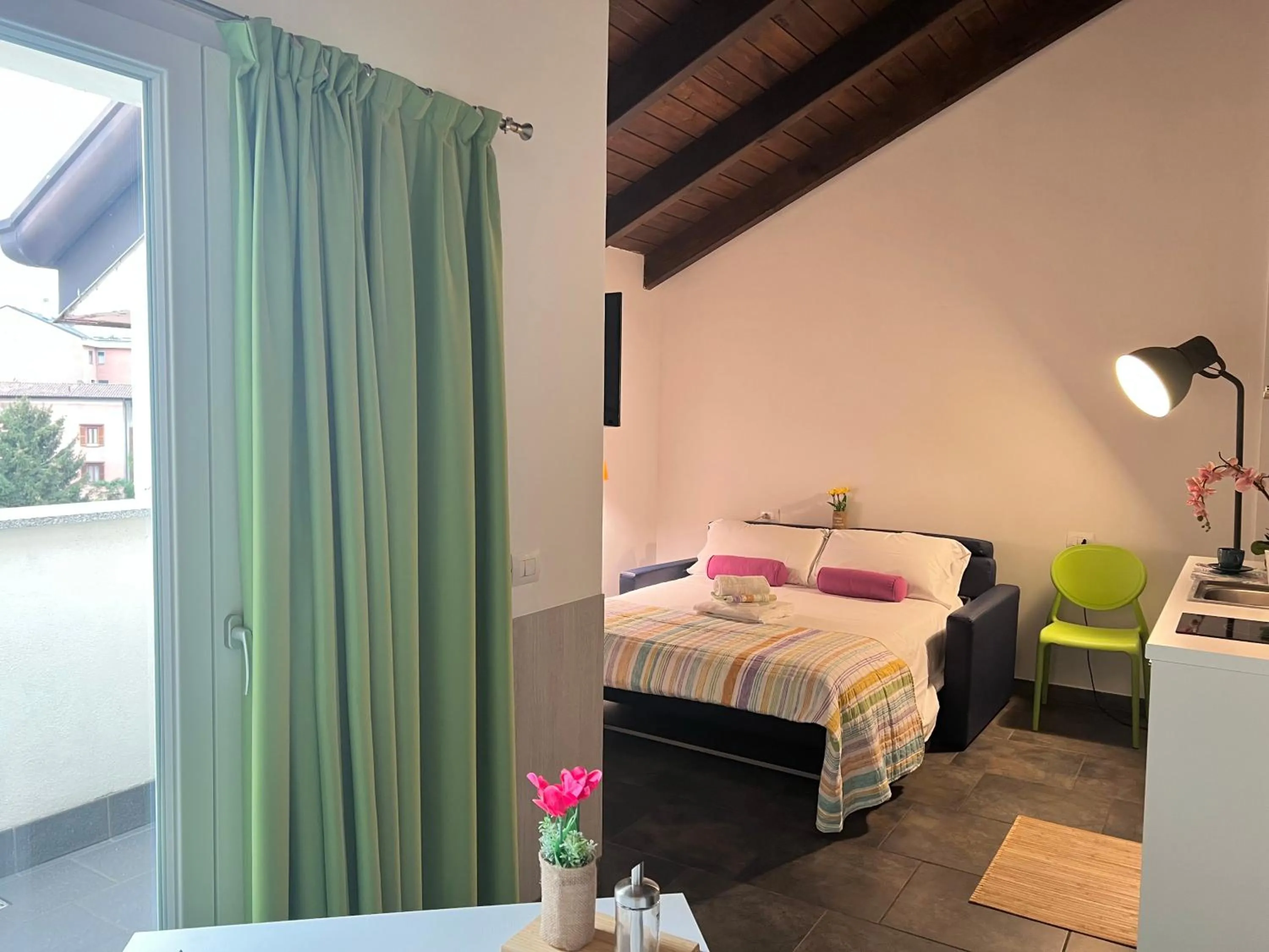 Living room, Bed in Bnbook Residence Matteotti