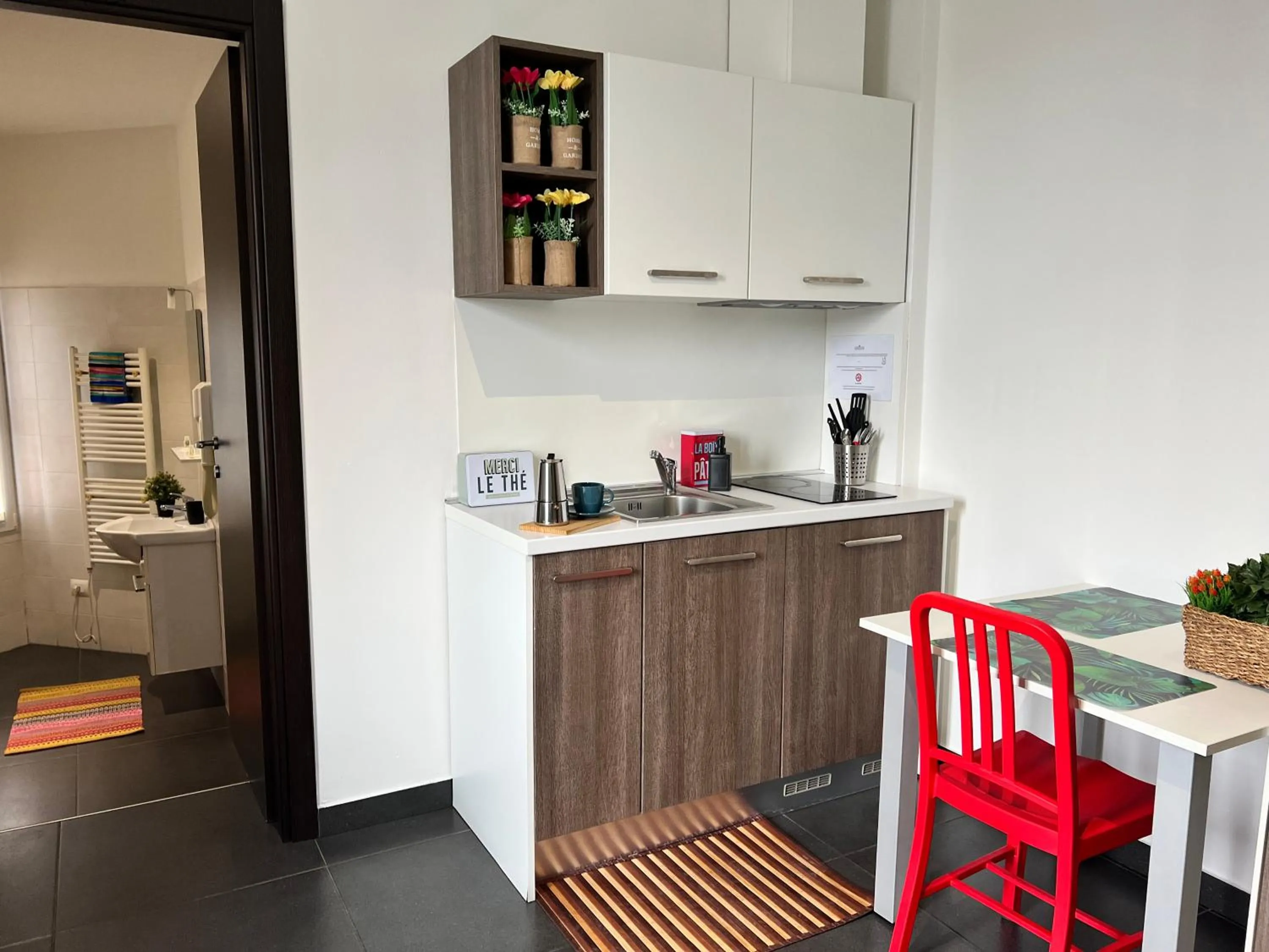 Kitchen or kitchenette in Bnbook Residence Matteotti