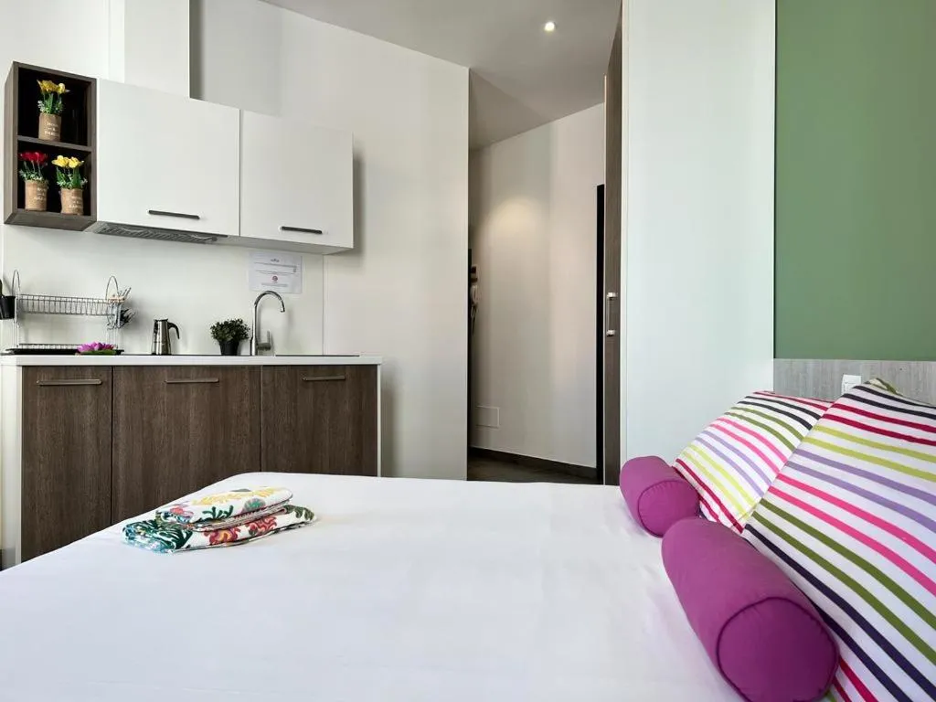 Bed in Bnbook Residence Matteotti