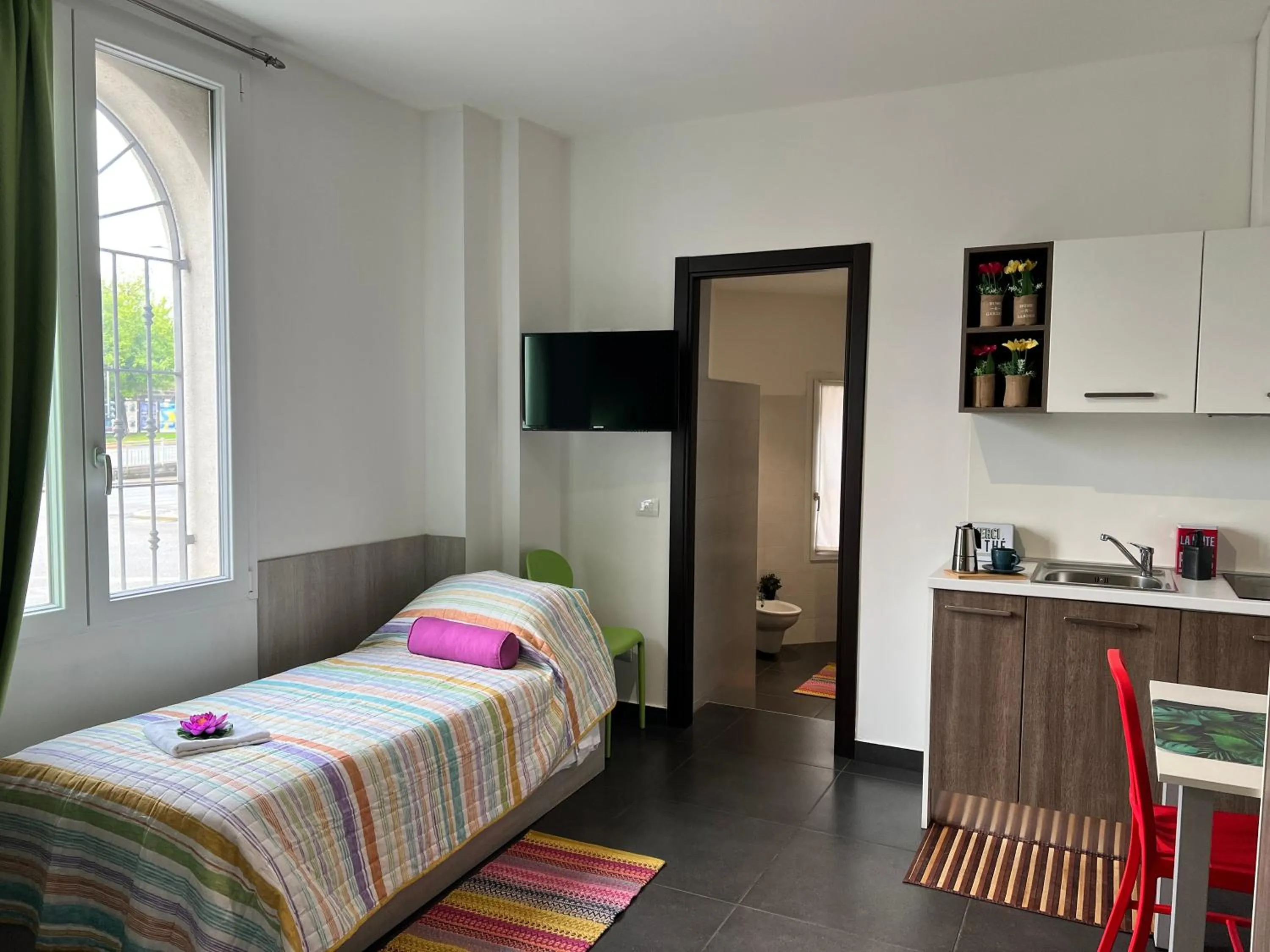 Bed in Bnbook Residence Matteotti