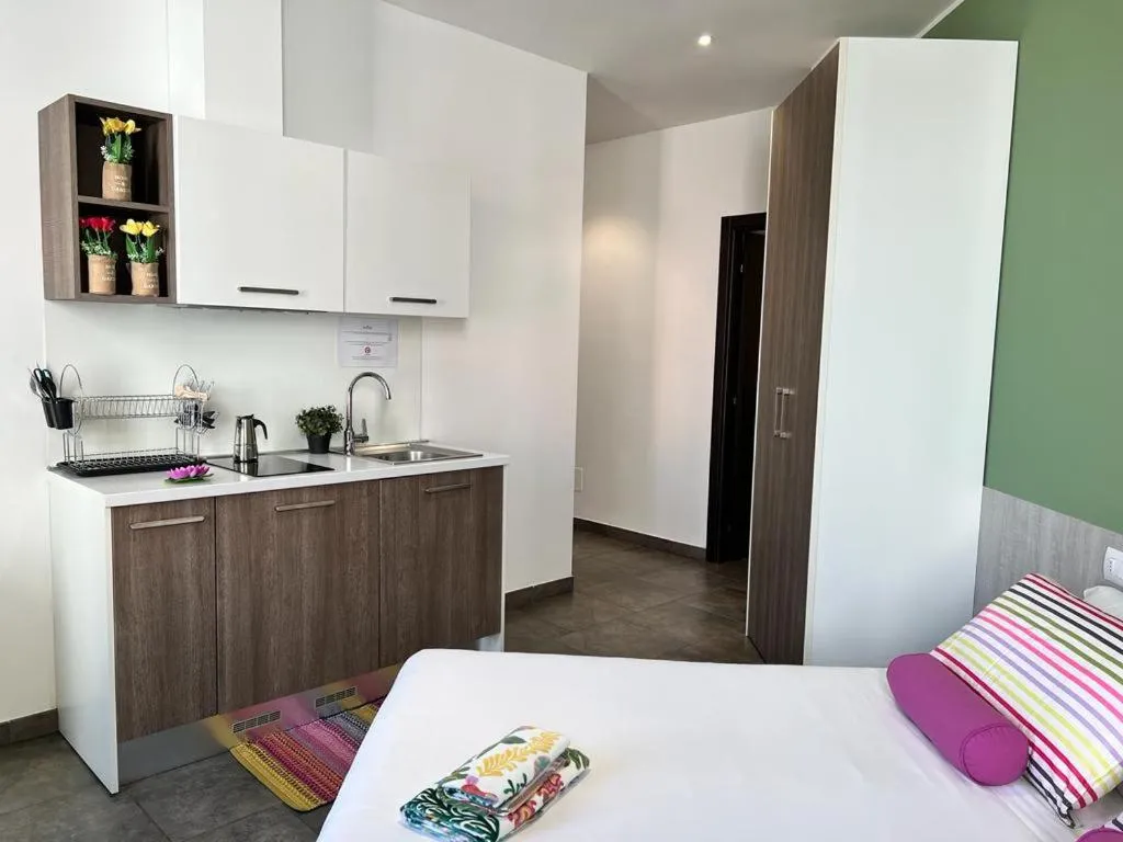 Bed in Bnbook Residence Matteotti
