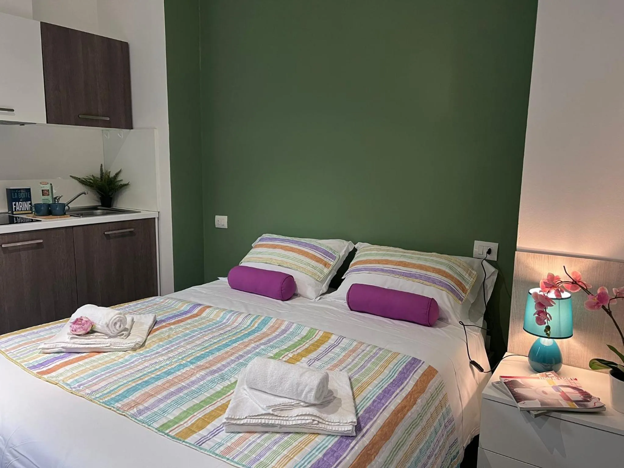 Bed in Bnbook Residence Matteotti