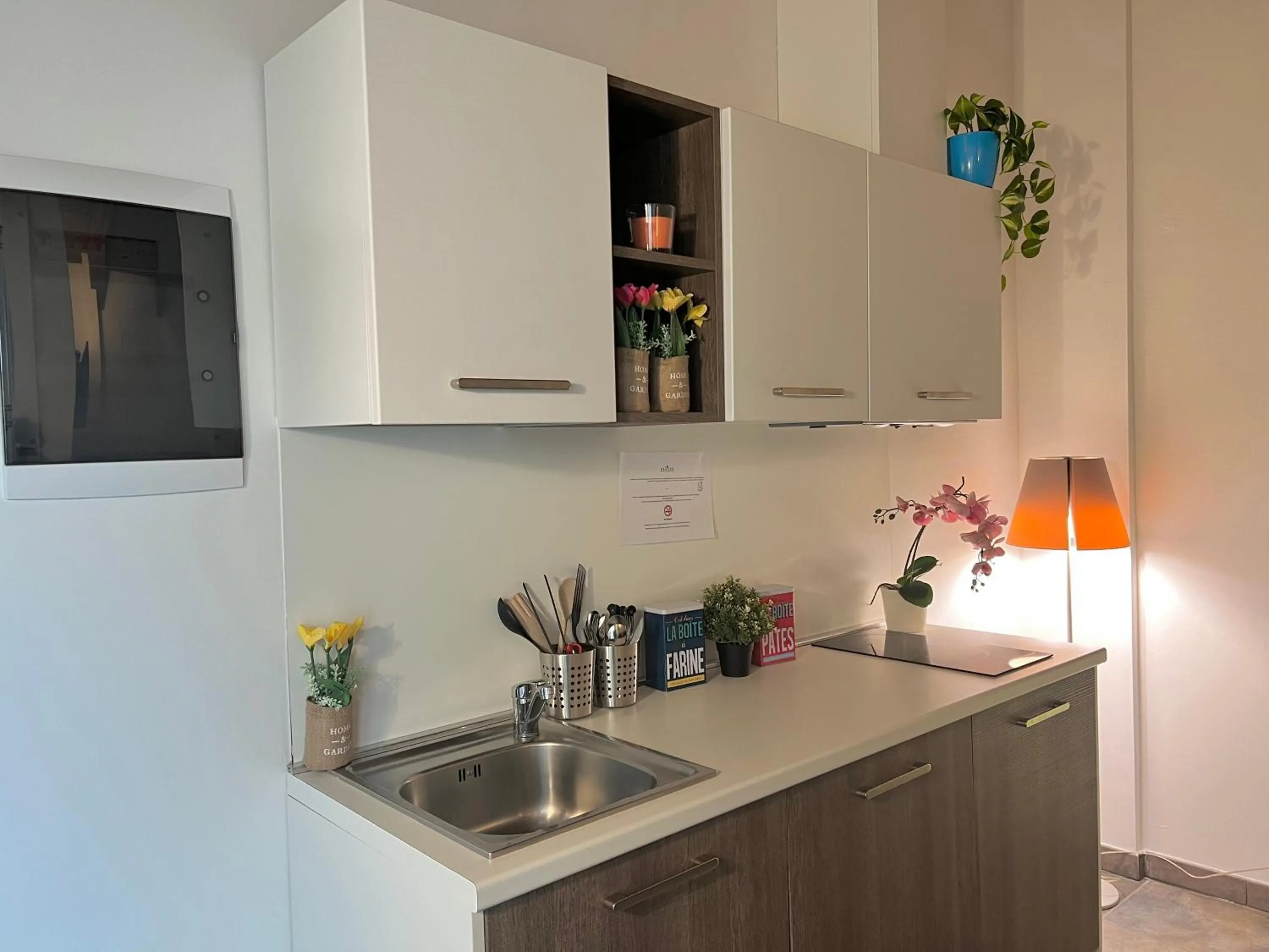 Kitchen or kitchenette in Bnbook Residence Matteotti