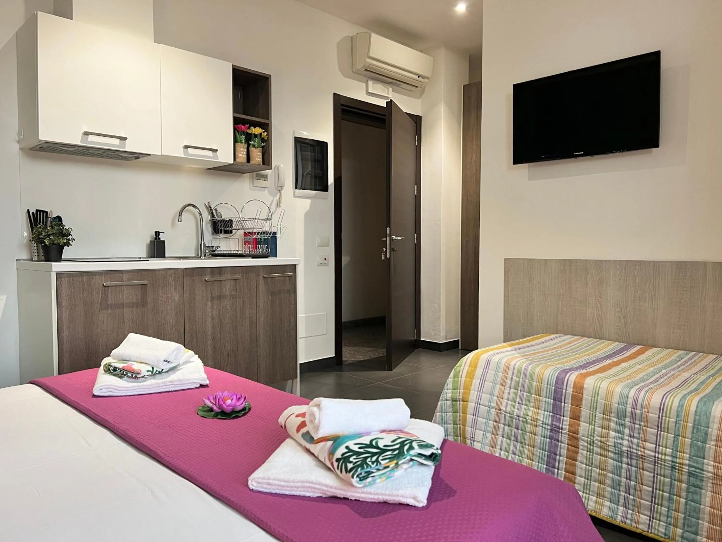 Bed in Bnbook Residence Matteotti