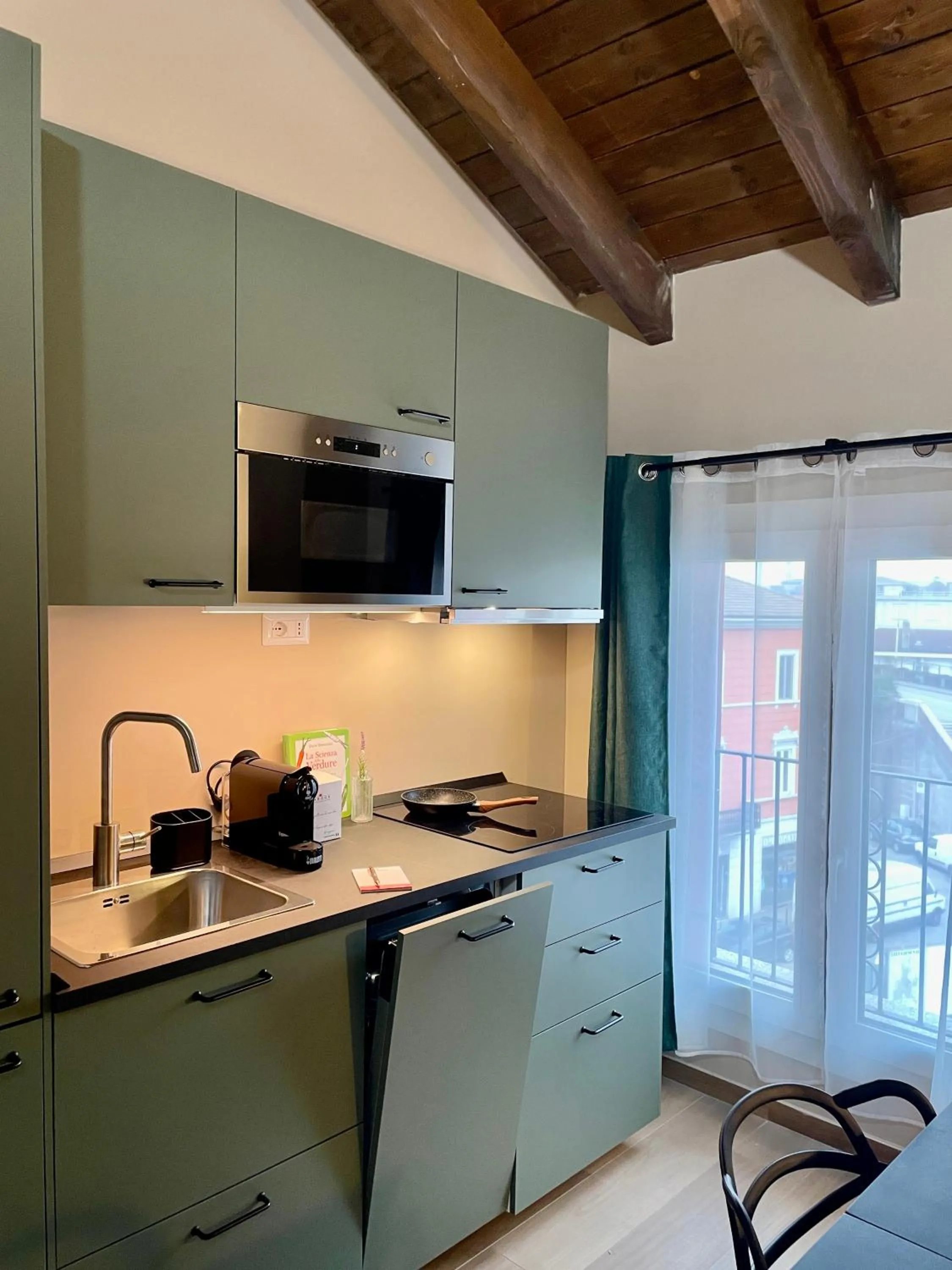 Kitchen or kitchenette in Bnbook Residence Matteotti