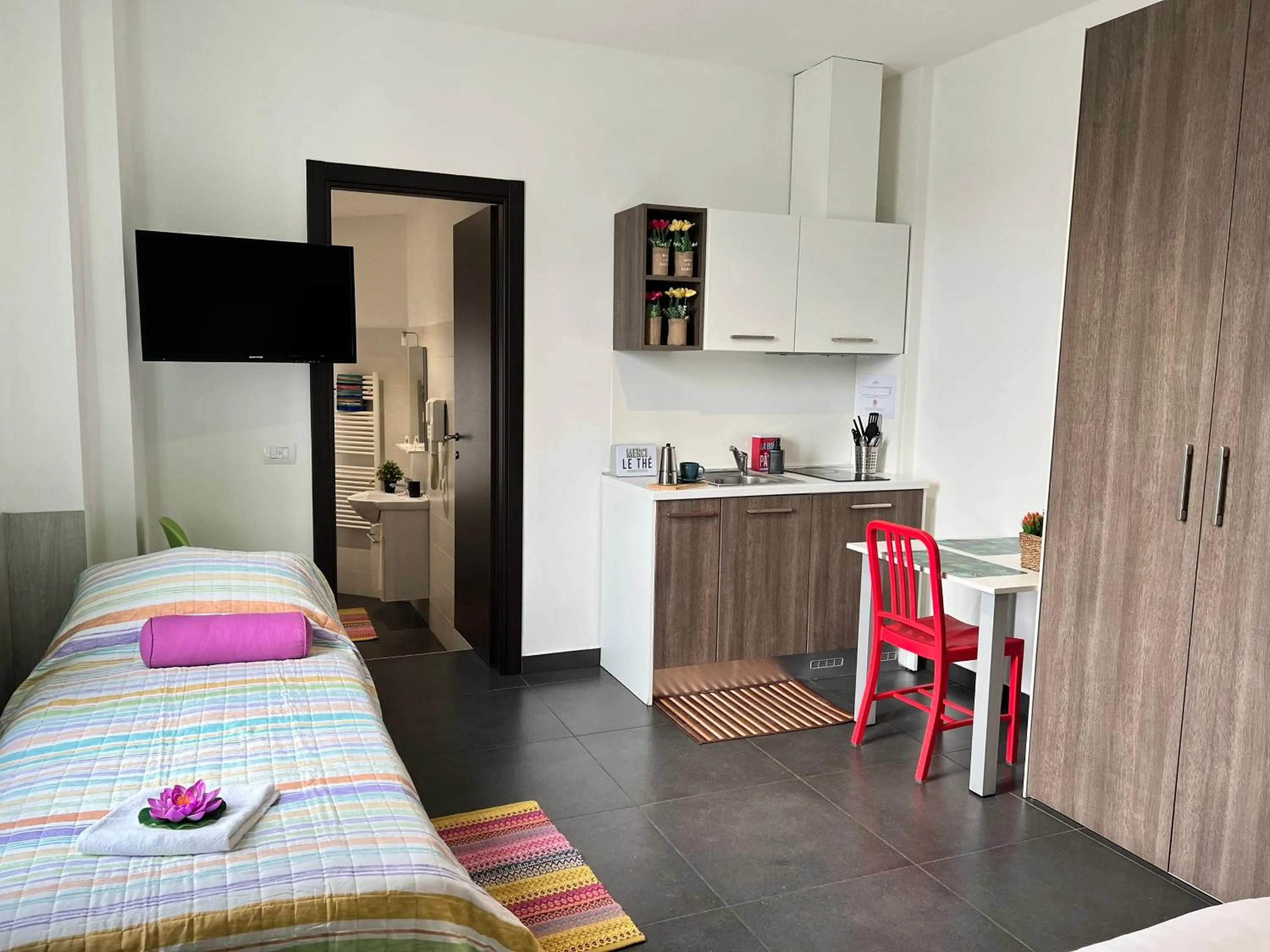 Bed in Bnbook Residence Matteotti