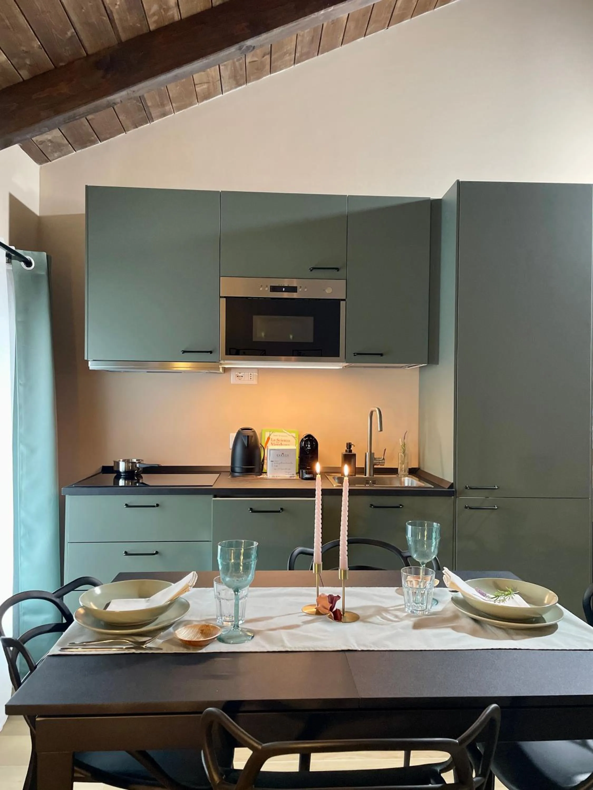 Kitchen or kitchenette in Bnbook Residence Matteotti