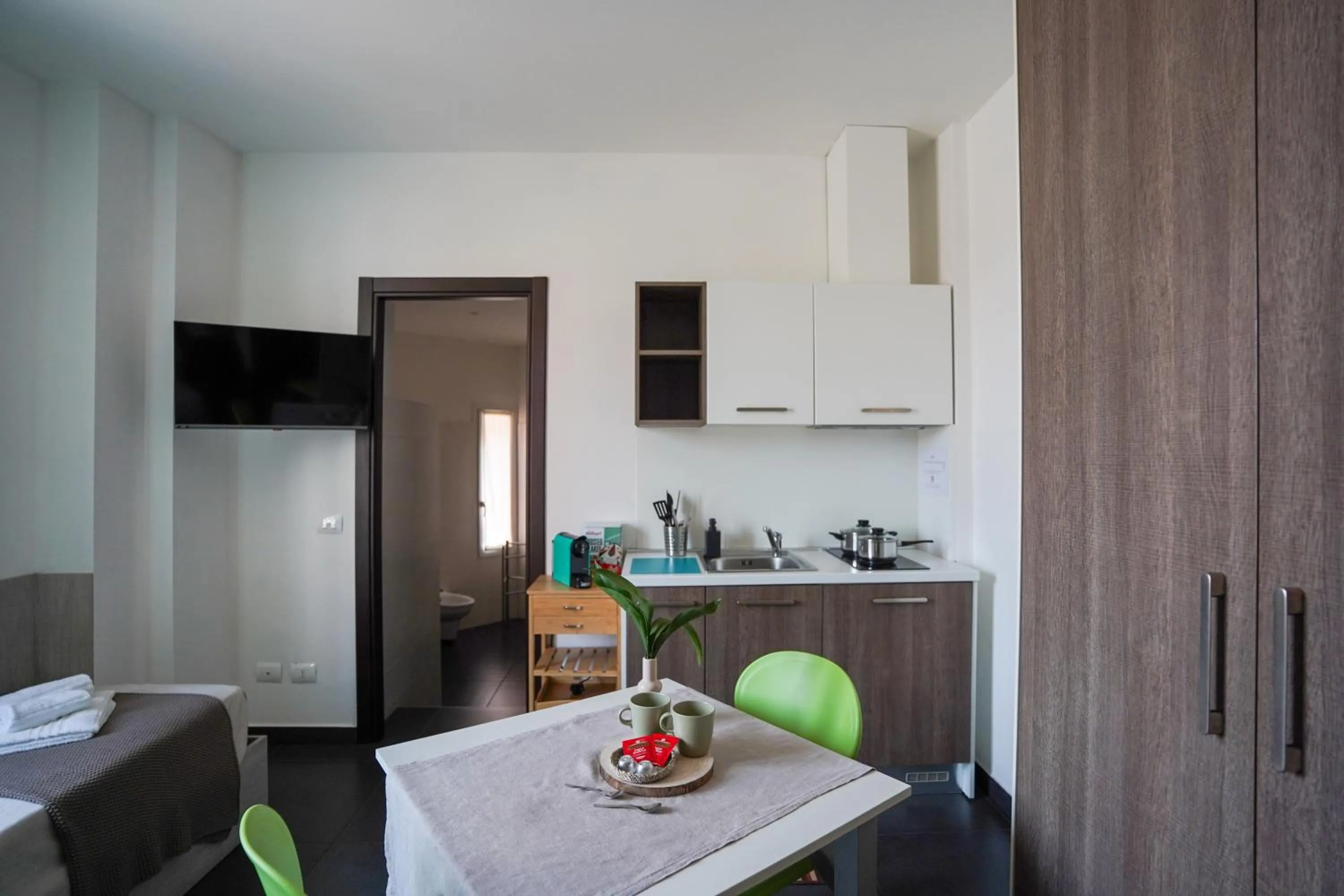 Kitchen or kitchenette in Bnbook Residence Matteotti