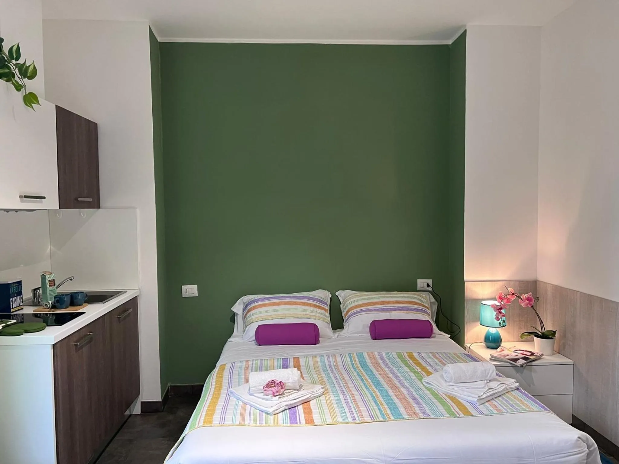 Bed in Bnbook Residence Matteotti