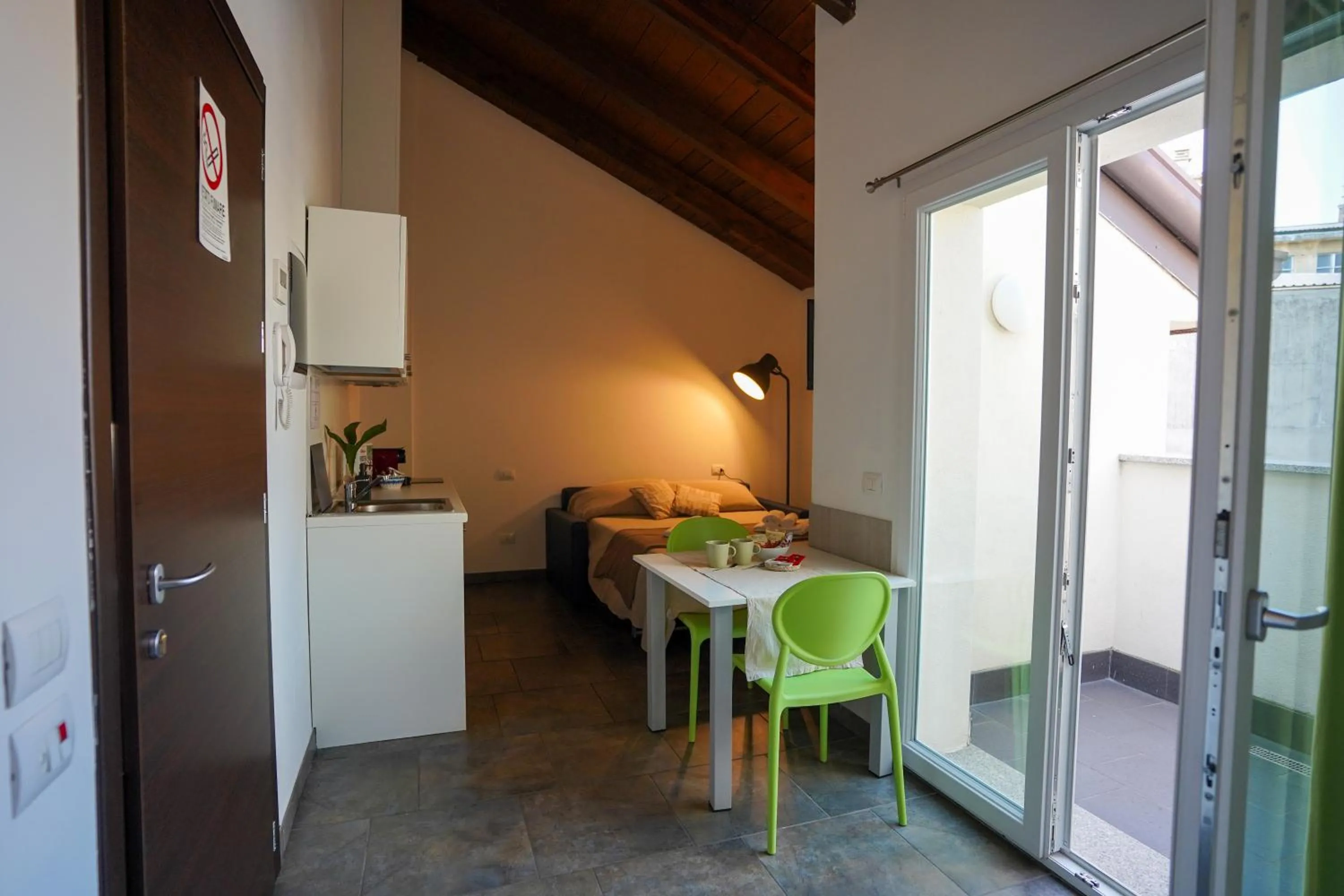 Balcony/Terrace in Bnbook Residence Matteotti