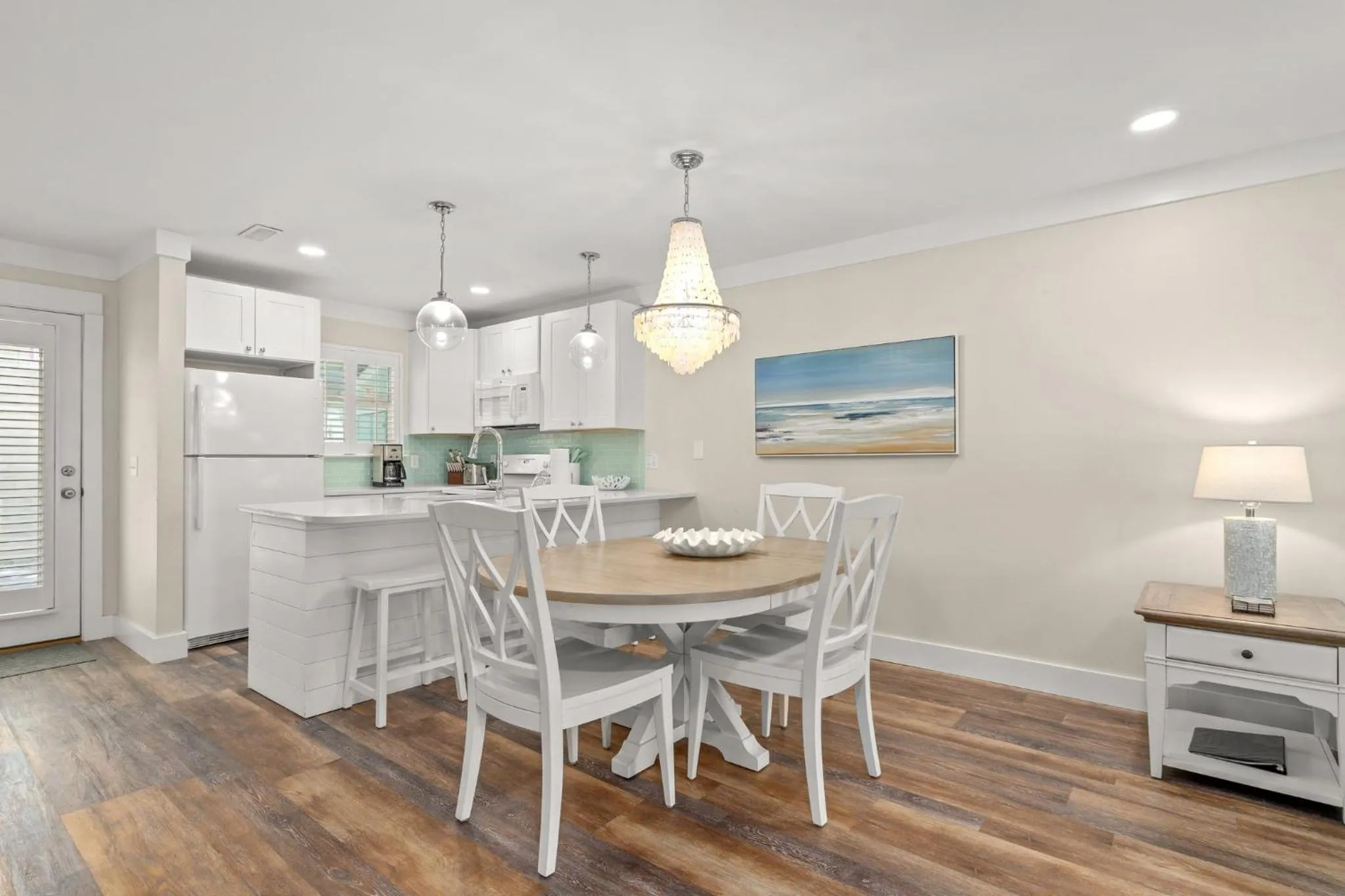 Photo of the whole room in 140 Feet To White Sandy Beaches! Newly Renovated! Pool! Grill!