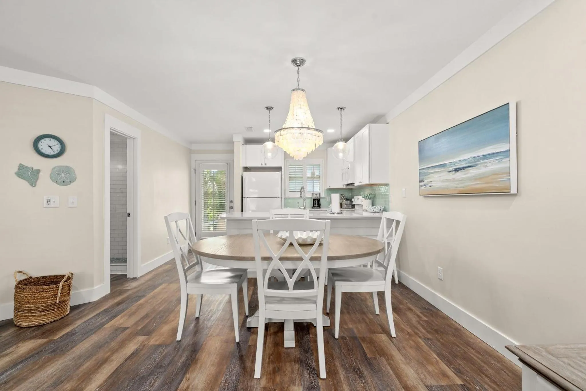 Photo of the whole room in 140 Feet To White Sandy Beaches! Newly Renovated! Pool! Grill!