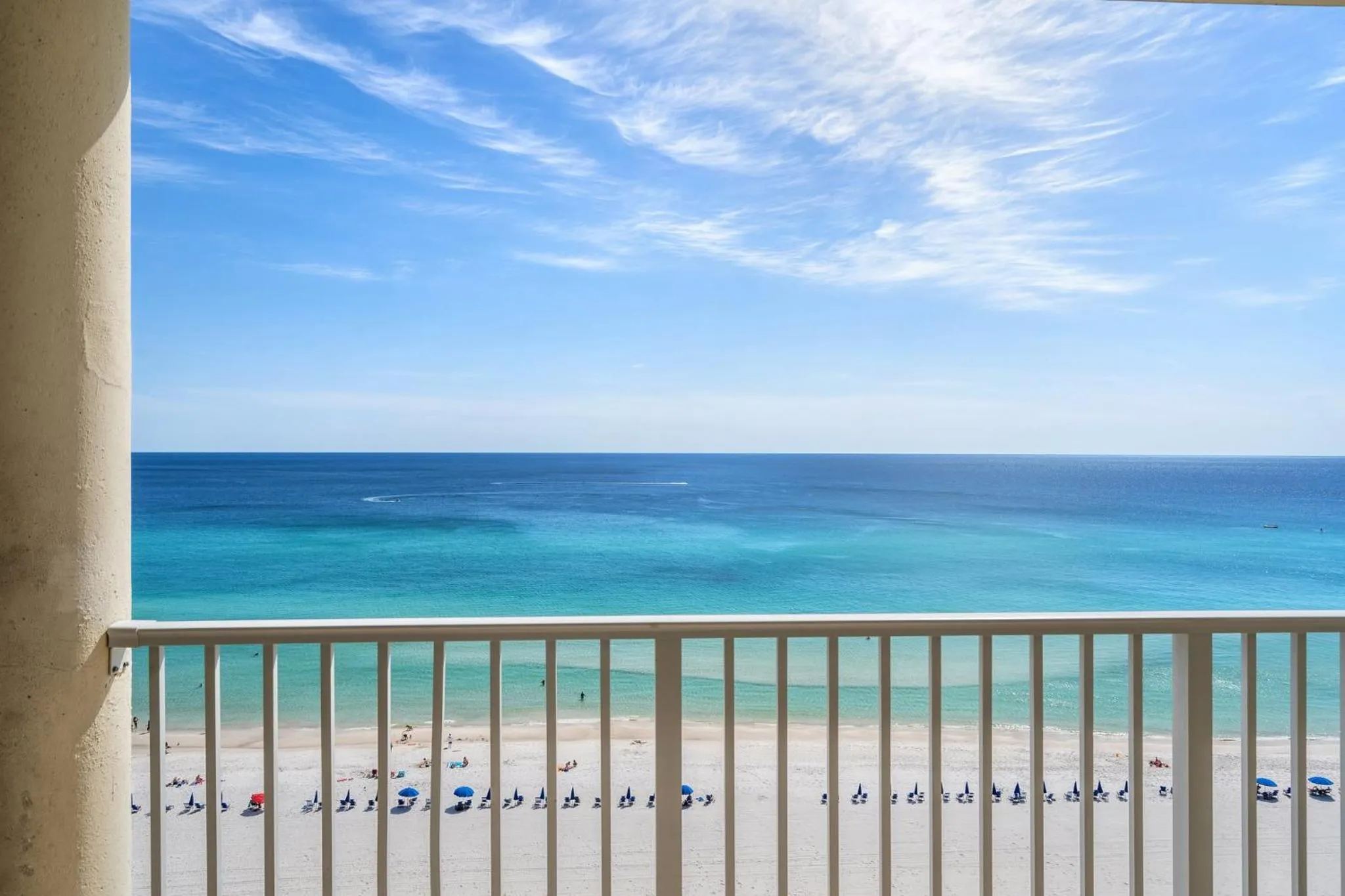 Balcony/Terrace in Beautiful Long Beach Condo unit 1-1206! TWO Gulf Masters!