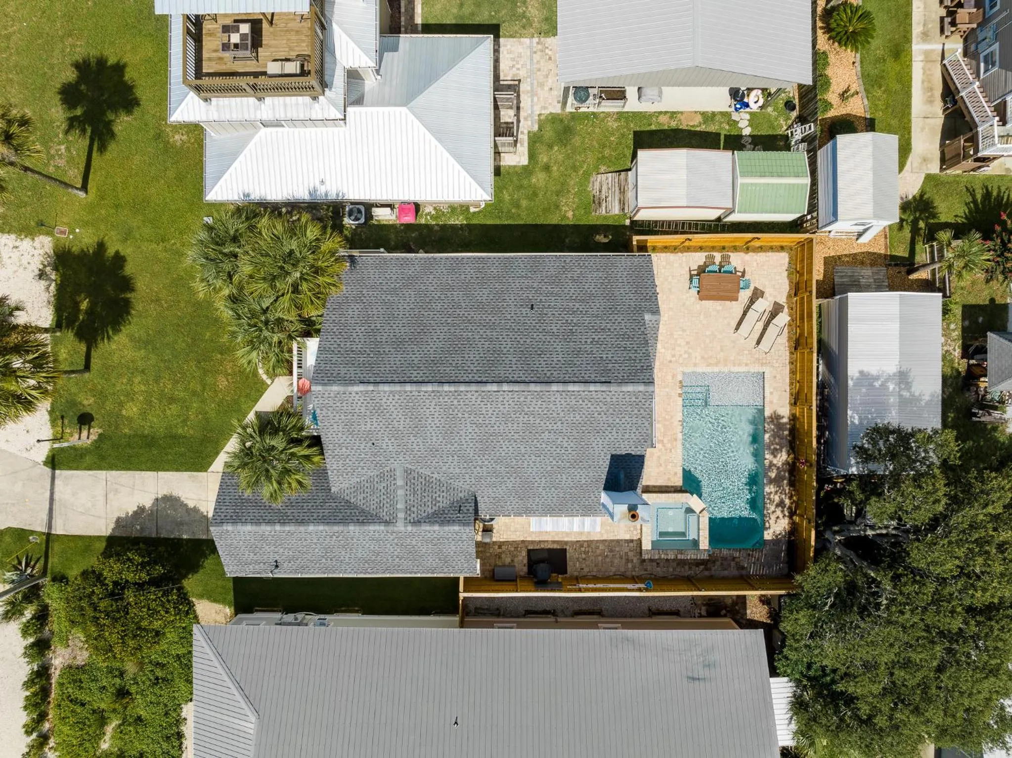 Property building in Expertly Decorated Family Home, Steps to Beach w/ a Private Heated Pool & Spa!