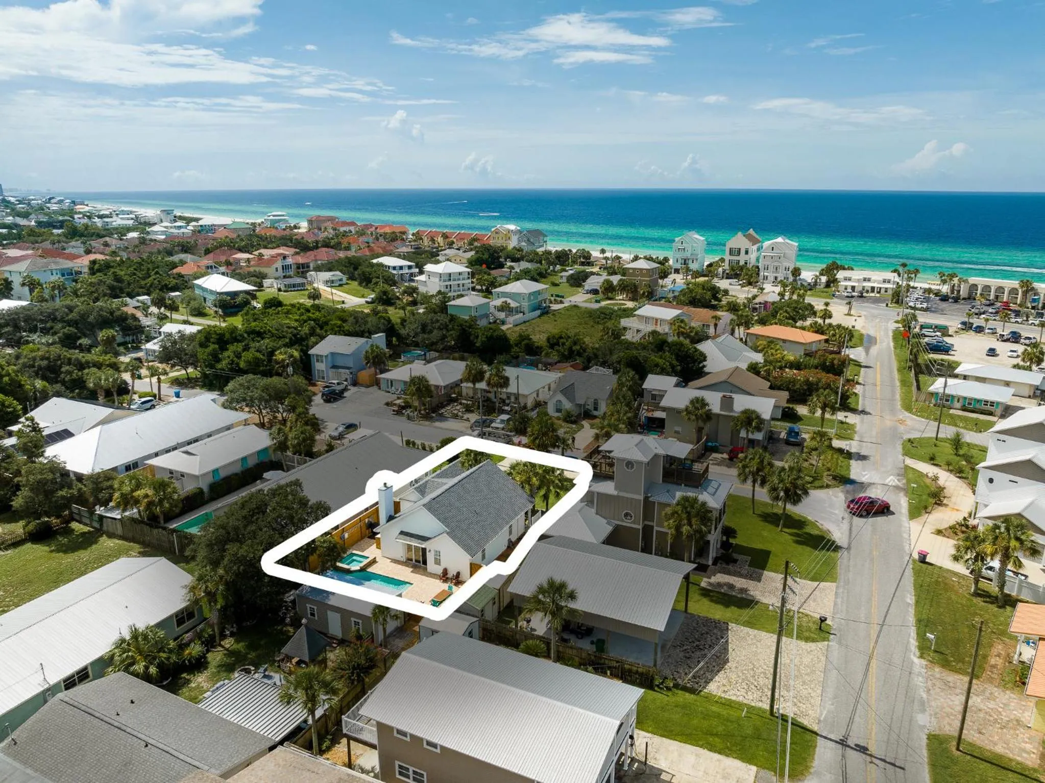 Nearby landmark in Expertly Decorated Family Home, Steps to Beach w/ a Private Heated Pool & Spa!