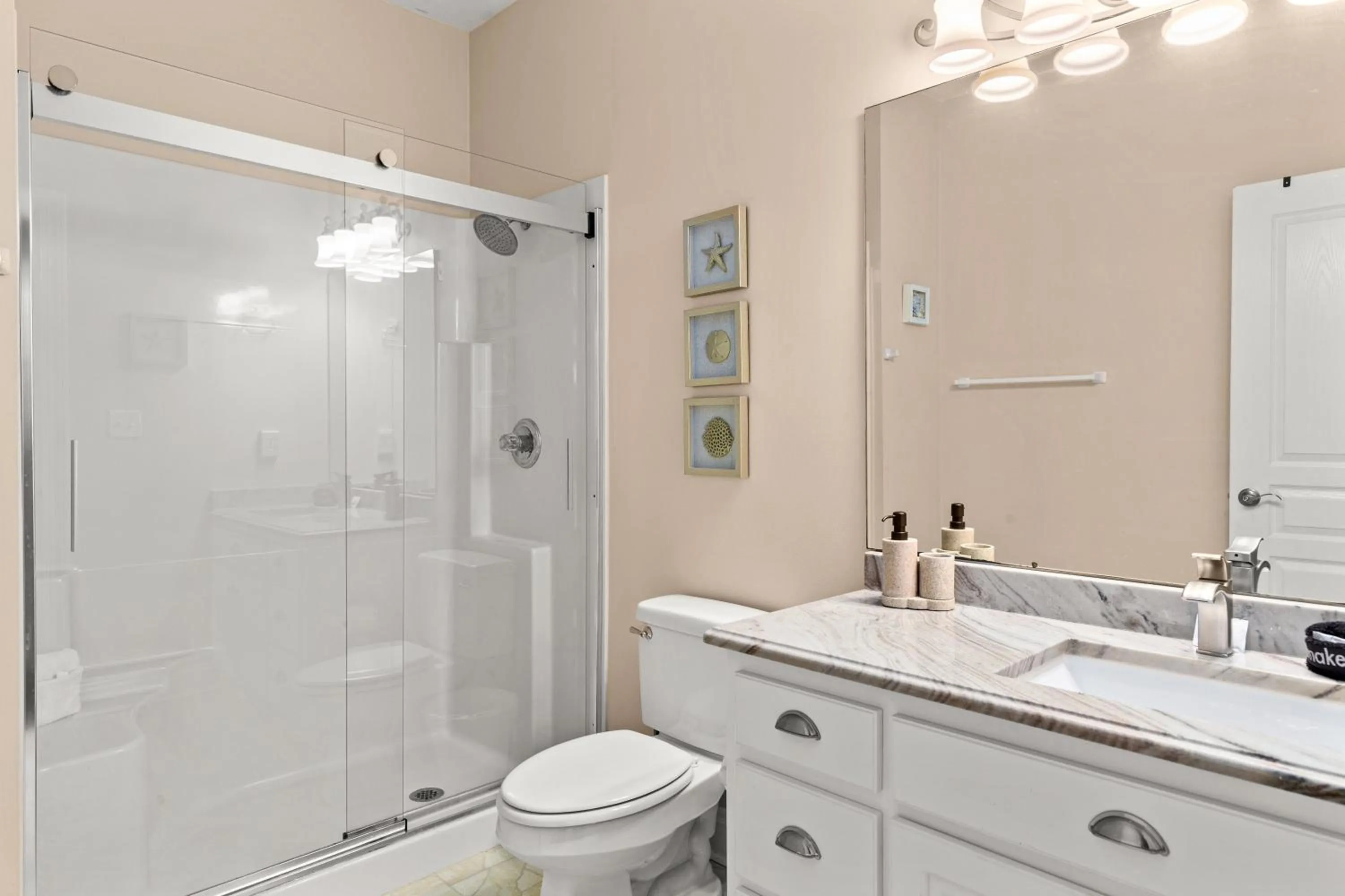 Photo of the whole room in Expertly Decorated Family Home, Steps to Beach w/ a Private Heated Pool & Spa!