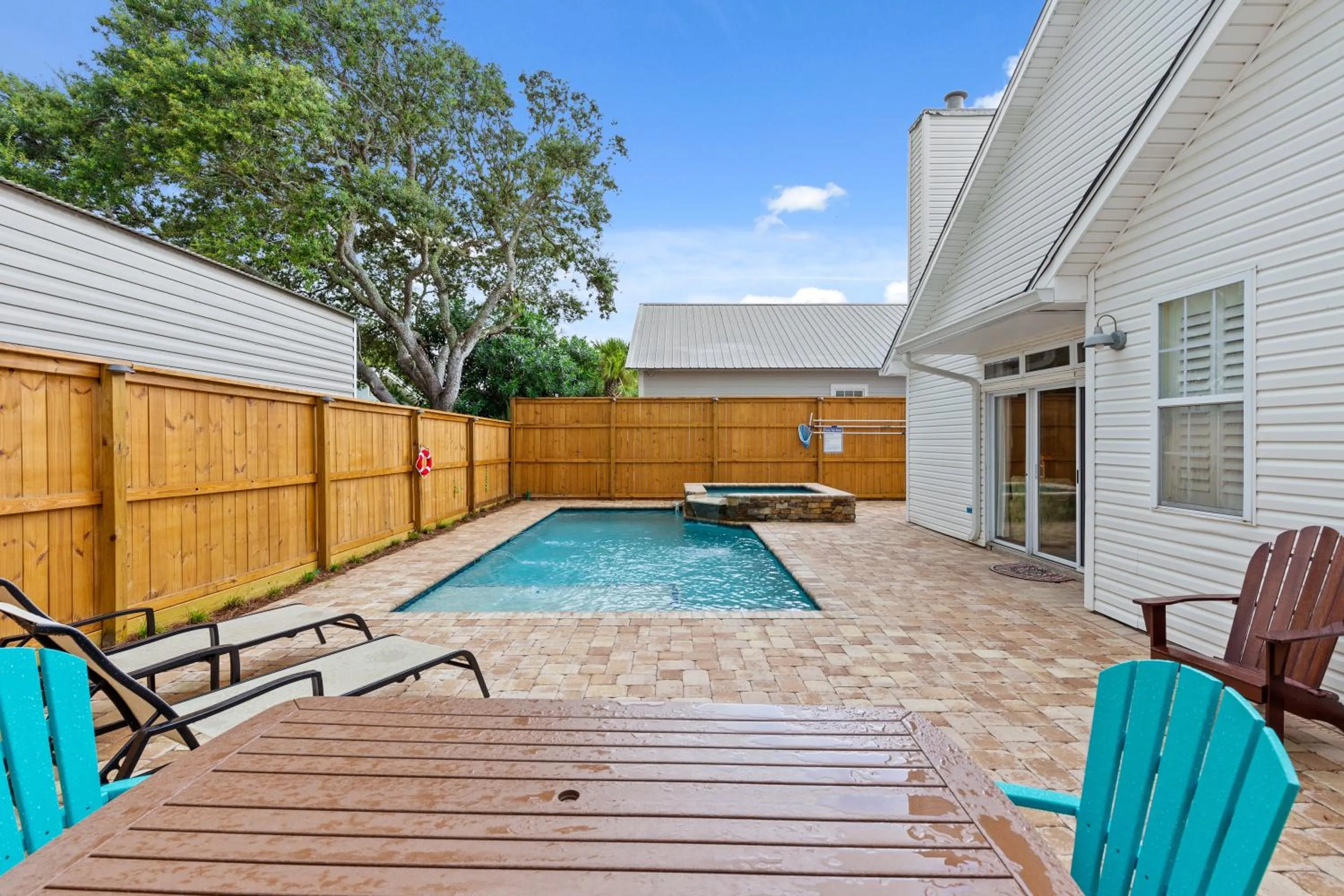Swimming pool in Expertly Decorated Family Home, Steps to Beach w/ a Private Heated Pool & Spa!