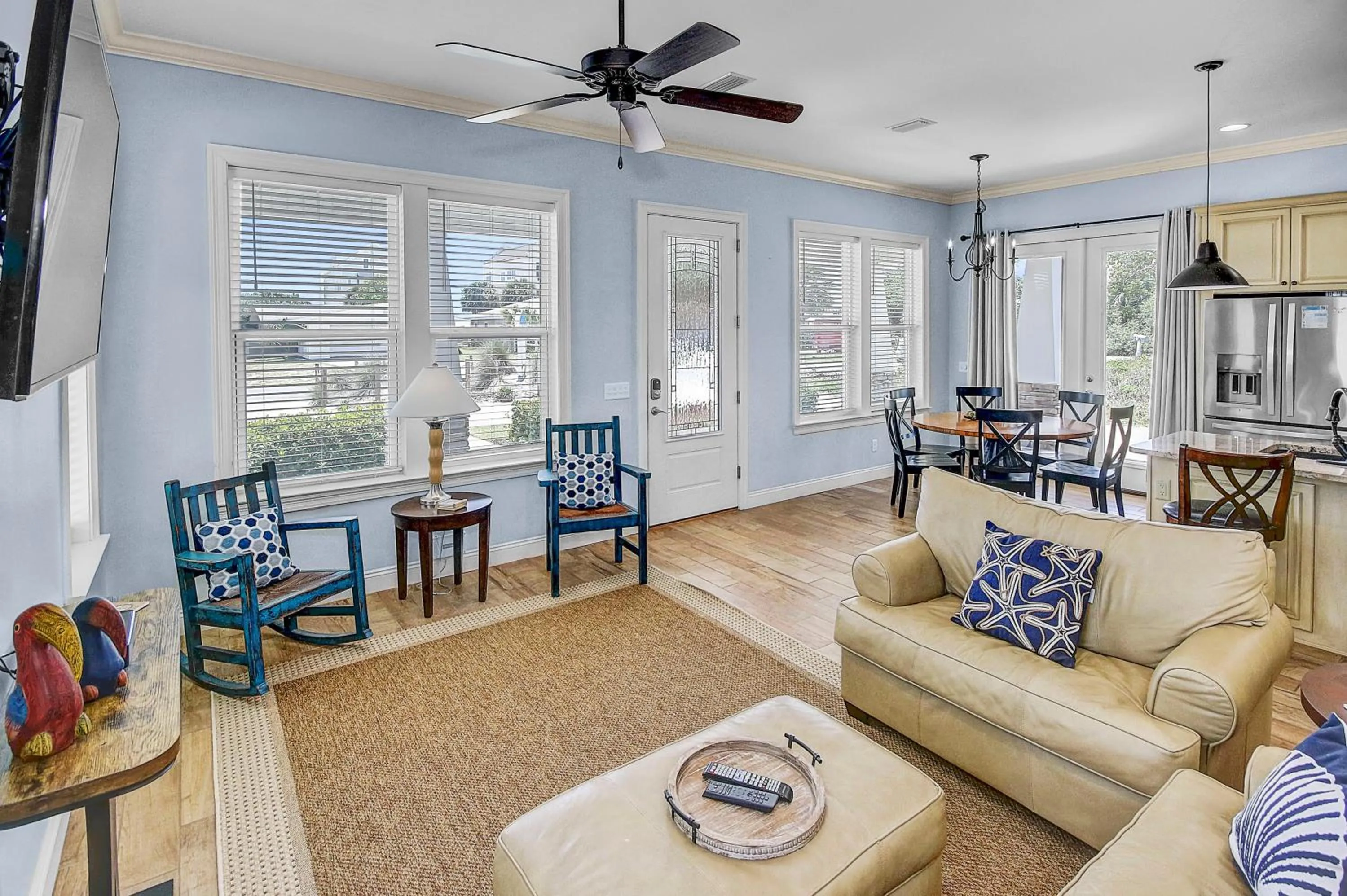 Photo of the whole room in 5 Bed, 5 Bath Beach Home/Only a 3 Minute Walk To The Beach! SLEEPS 12