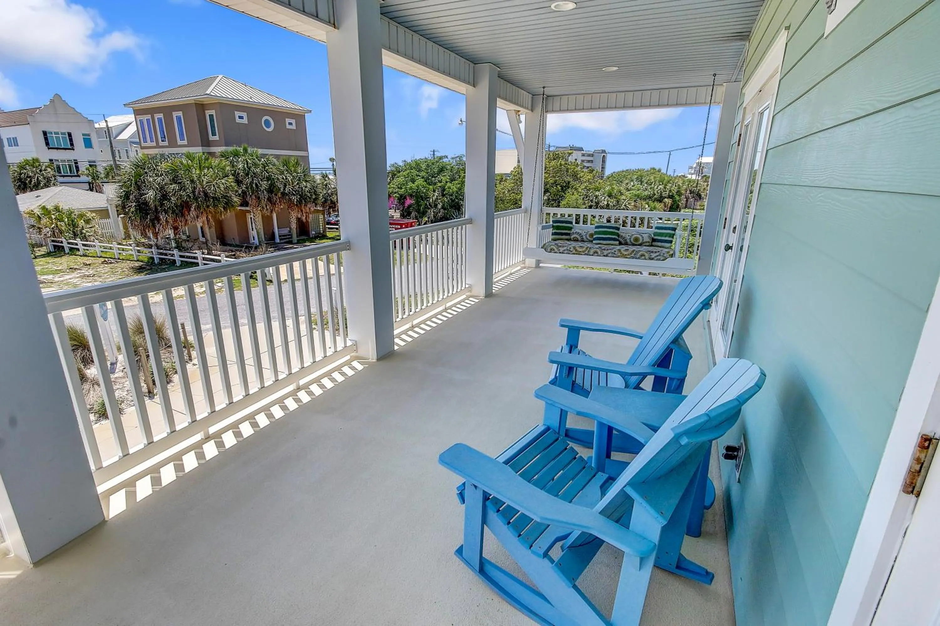 Balcony/Terrace in 5 Bed, 5 Bath Beach Home/Only a 3 Minute Walk To The Beach! SLEEPS 12