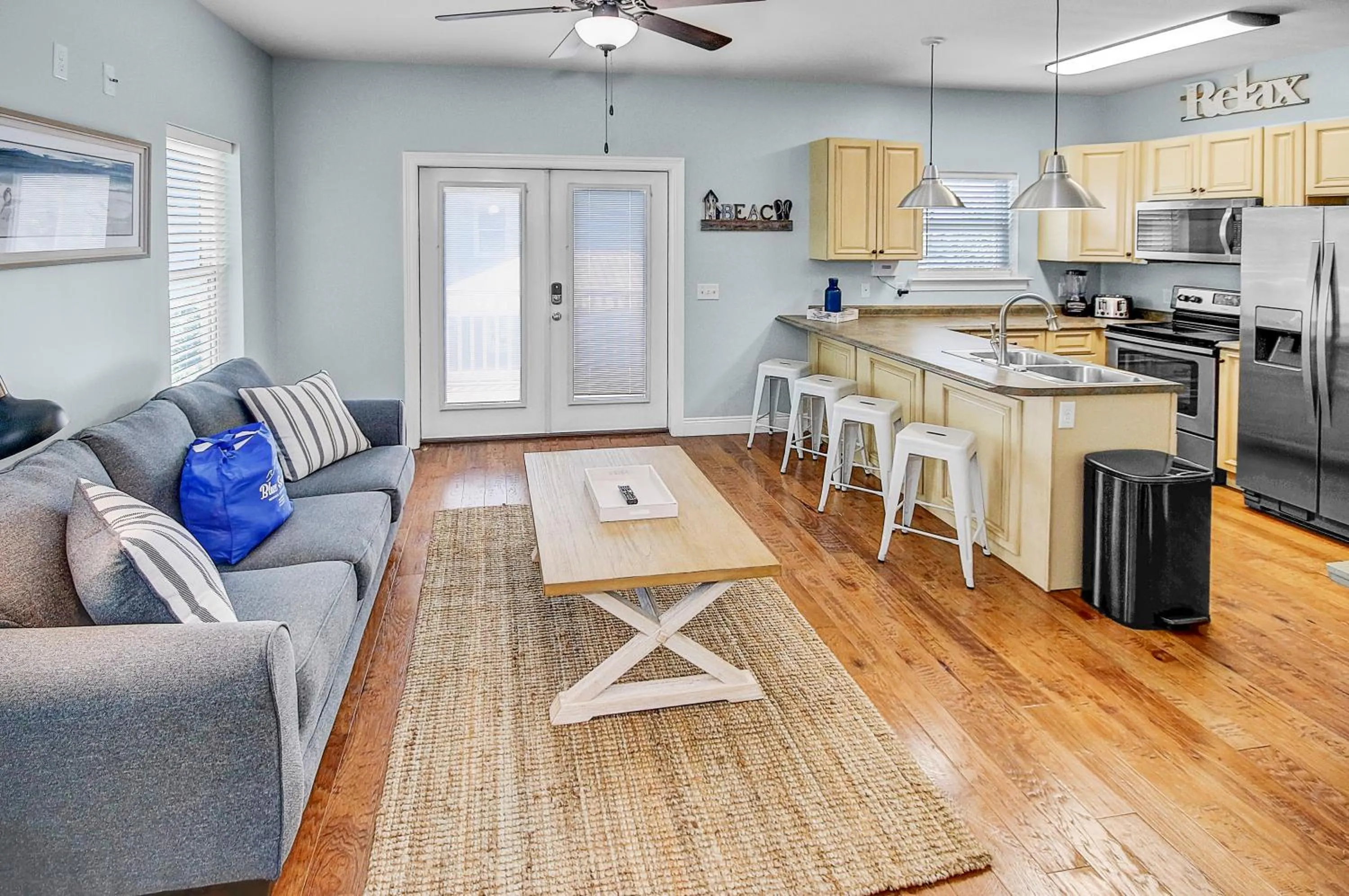 Photo of the whole room in 5 Bed, 5 Bath Beach Home/Only a 3 Minute Walk To The Beach! SLEEPS 12