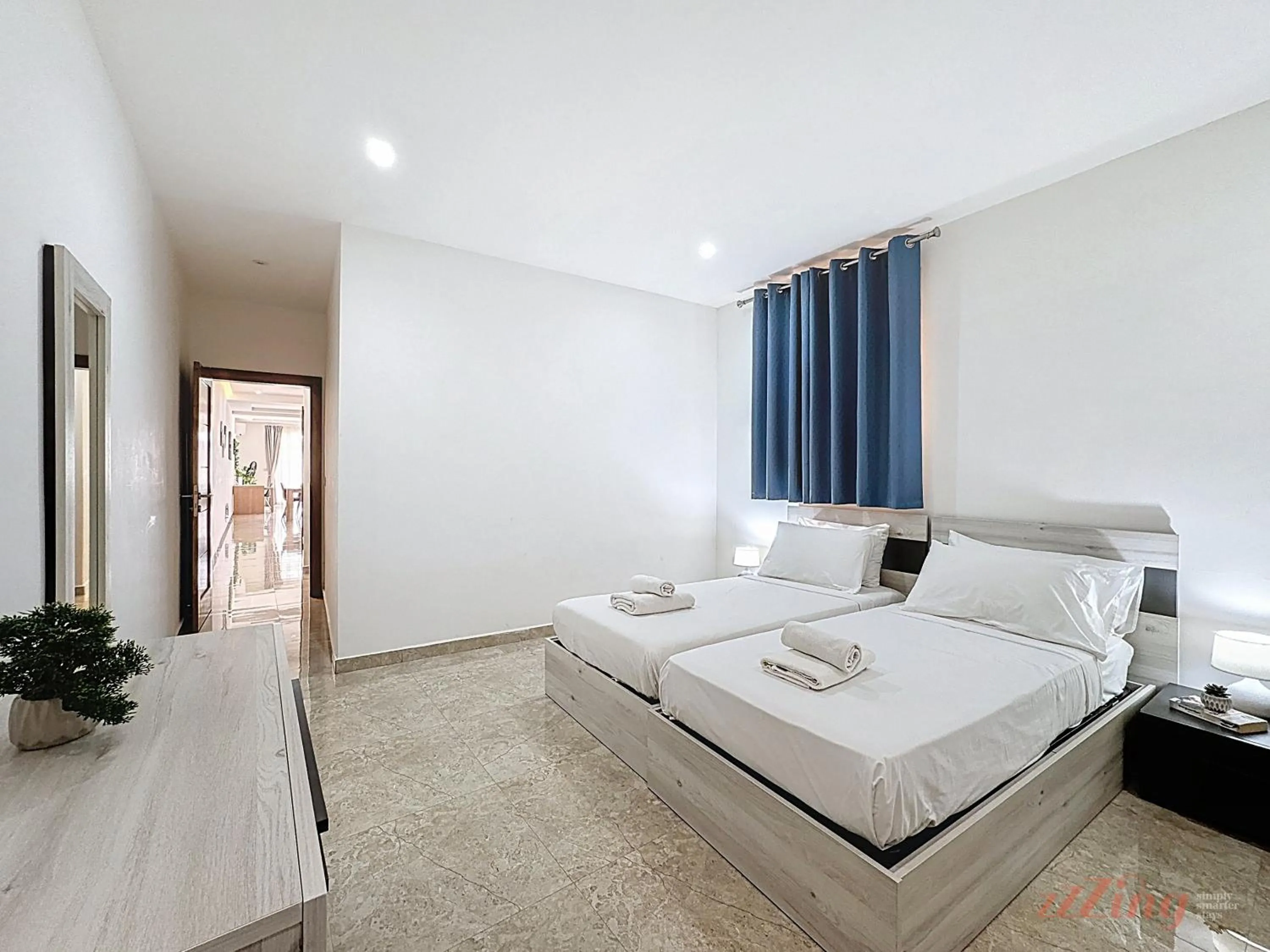 Bed in Scenic Gozo Apartment & Shared Pool