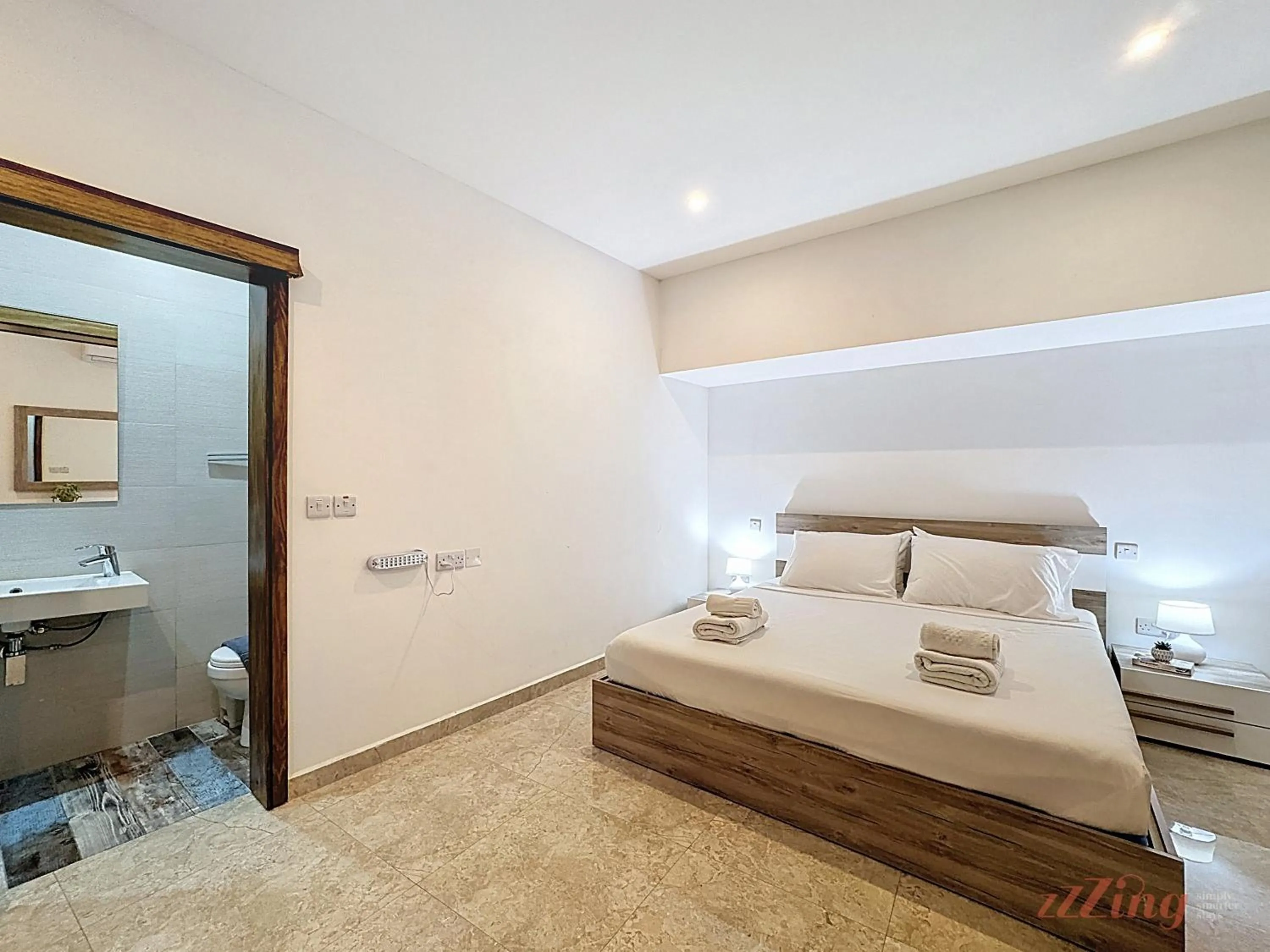 Bed in Scenic Gozo Apartment & Shared Pool