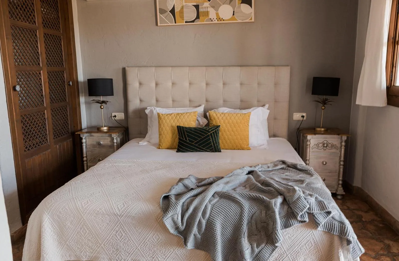 Bed in Posada Morisca Charming Hotel Boutique