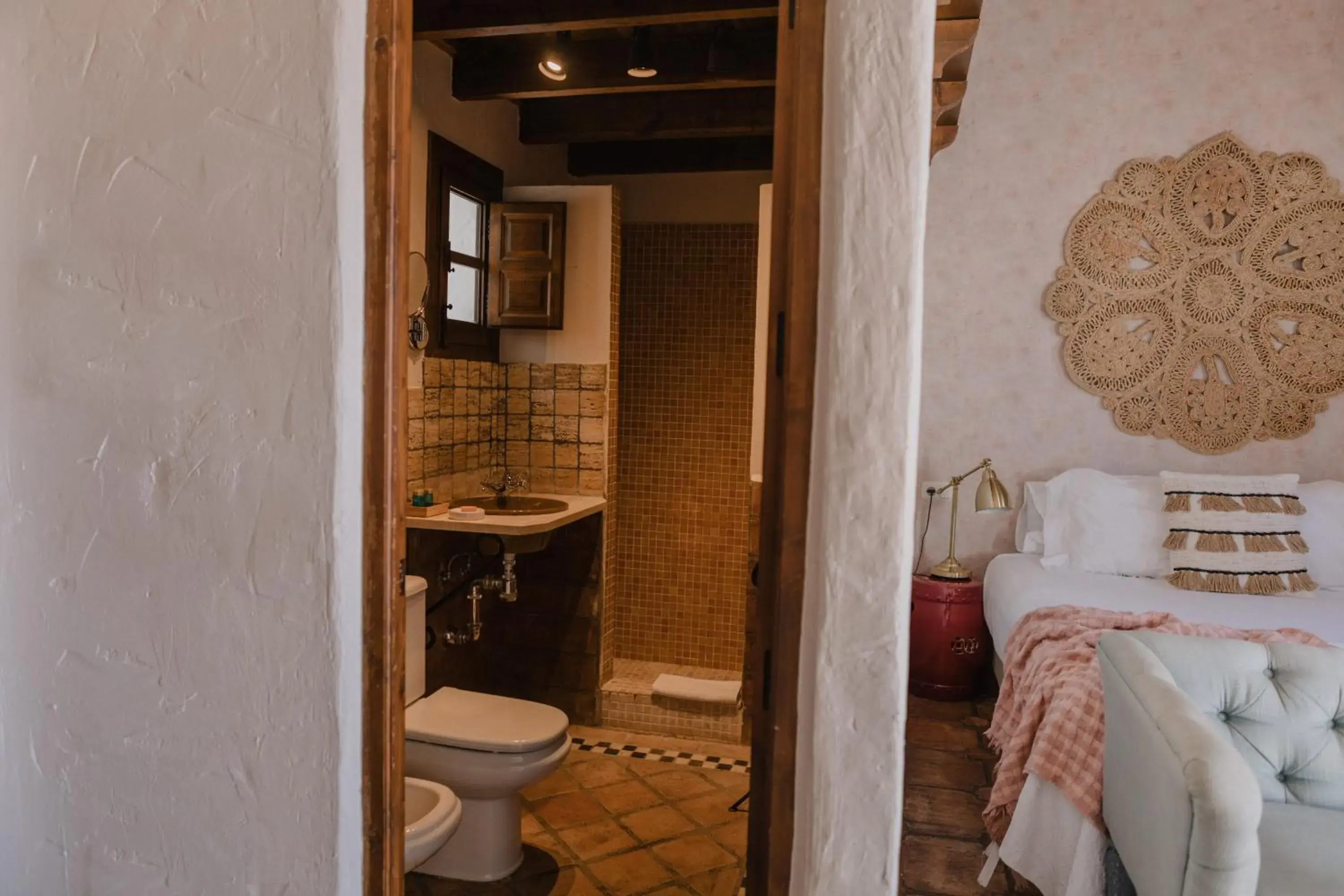 Deluxe Double Room with Balcony and Sea View in Posada Morisca Charming Hotel Boutique Deluxe Double Room with Balcony and Sea View in Posada Morisca Charming Hotel Boutique