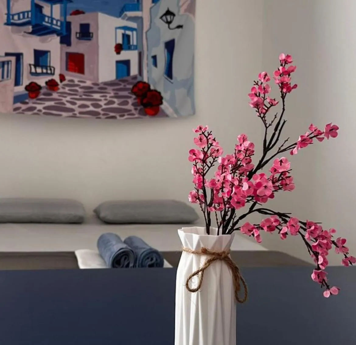 Bedroom in Pousada Ilha de Santorini