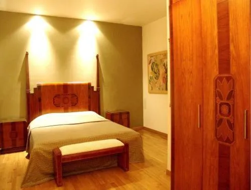 Bed in Art Hotel Athens