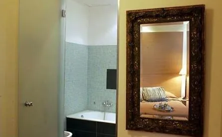 Bathroom, Bed in Art Hotel Athens