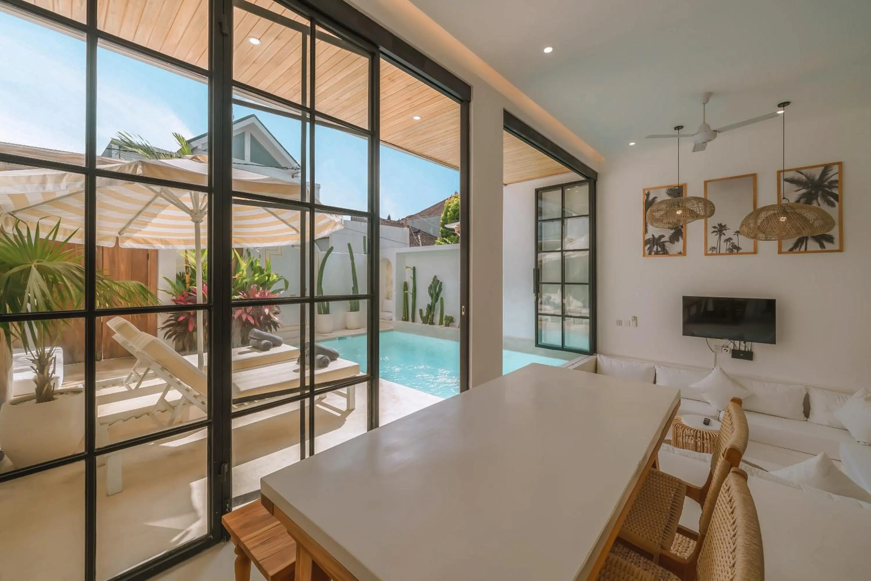 View (from property/room) in Villa Sunset and Sunrise - 2BR elegant villa in Central Canggu