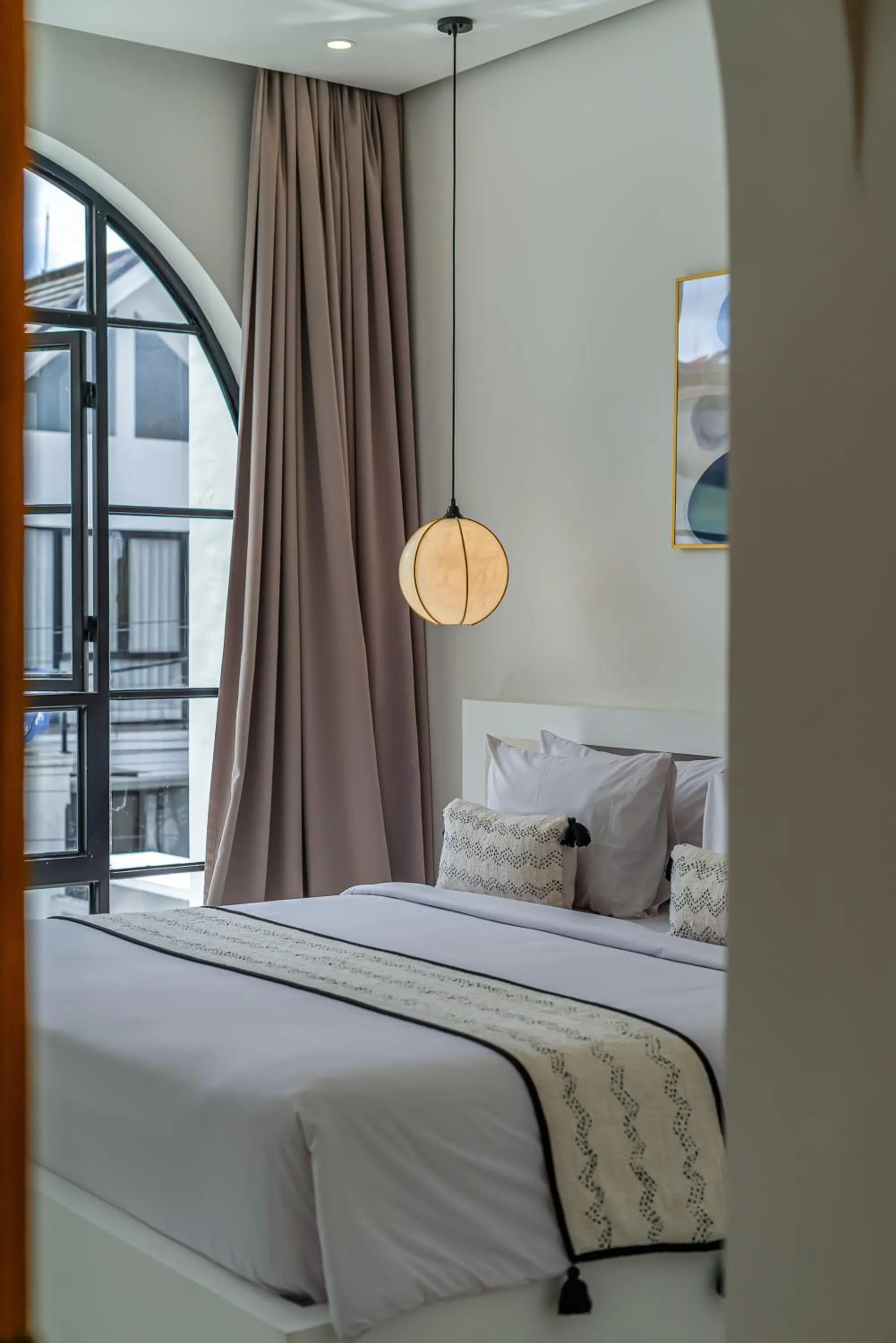 Bed in Villa Sunset and Sunrise - 2BR elegant villa in Central Canggu