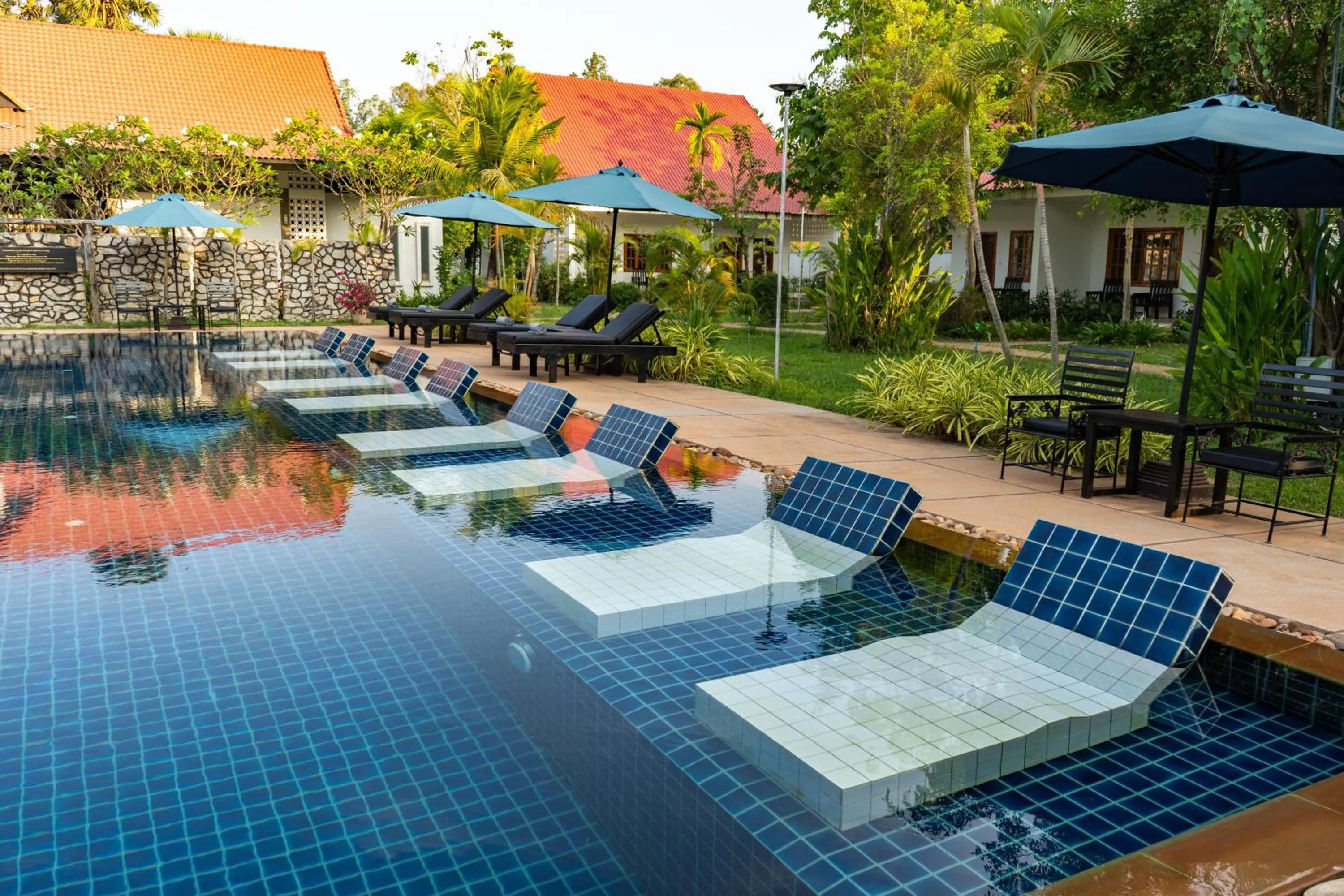 Pool view in Amazing Smile Angkor Resort