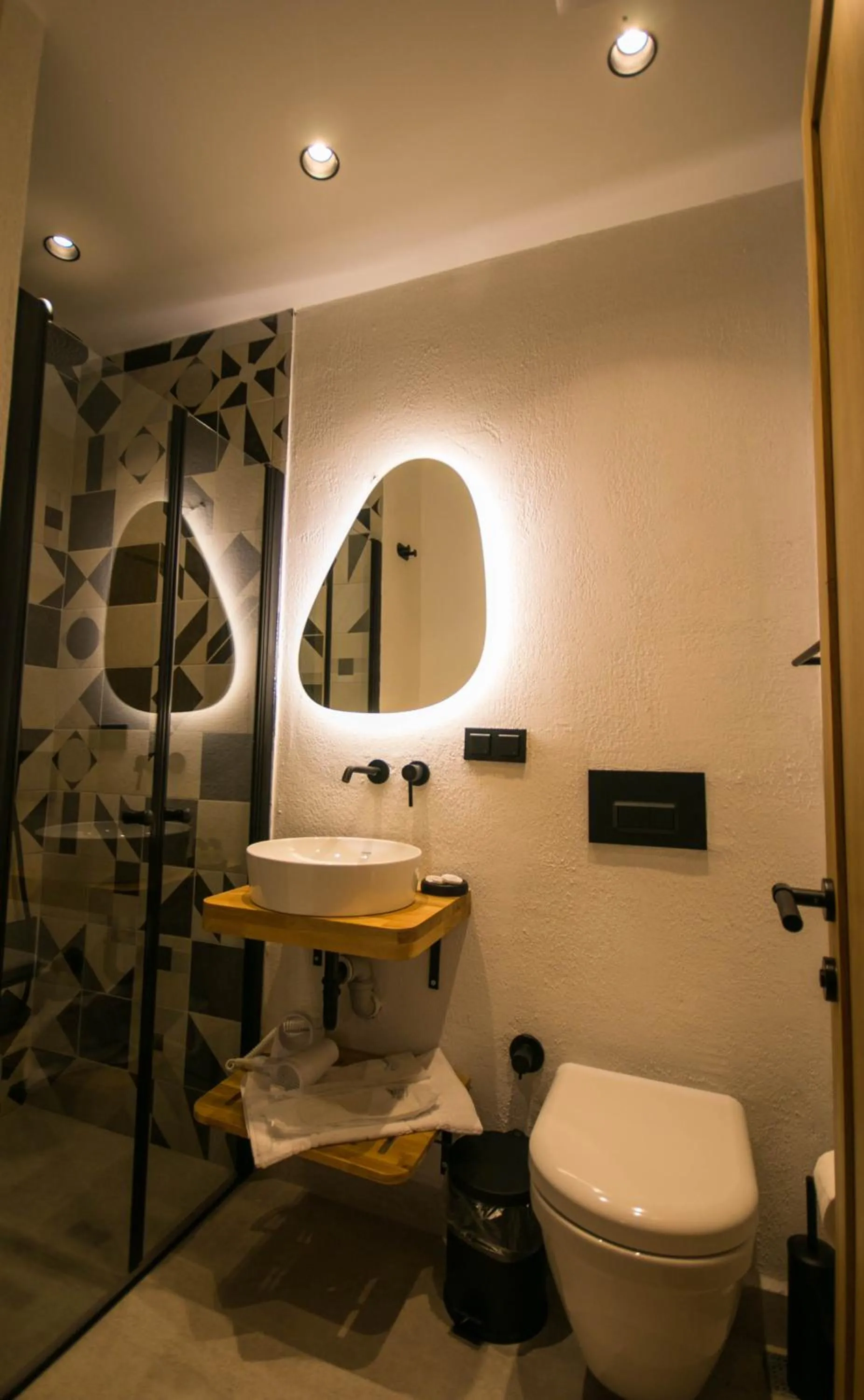 Shower in Kotraba Alacati Hotel