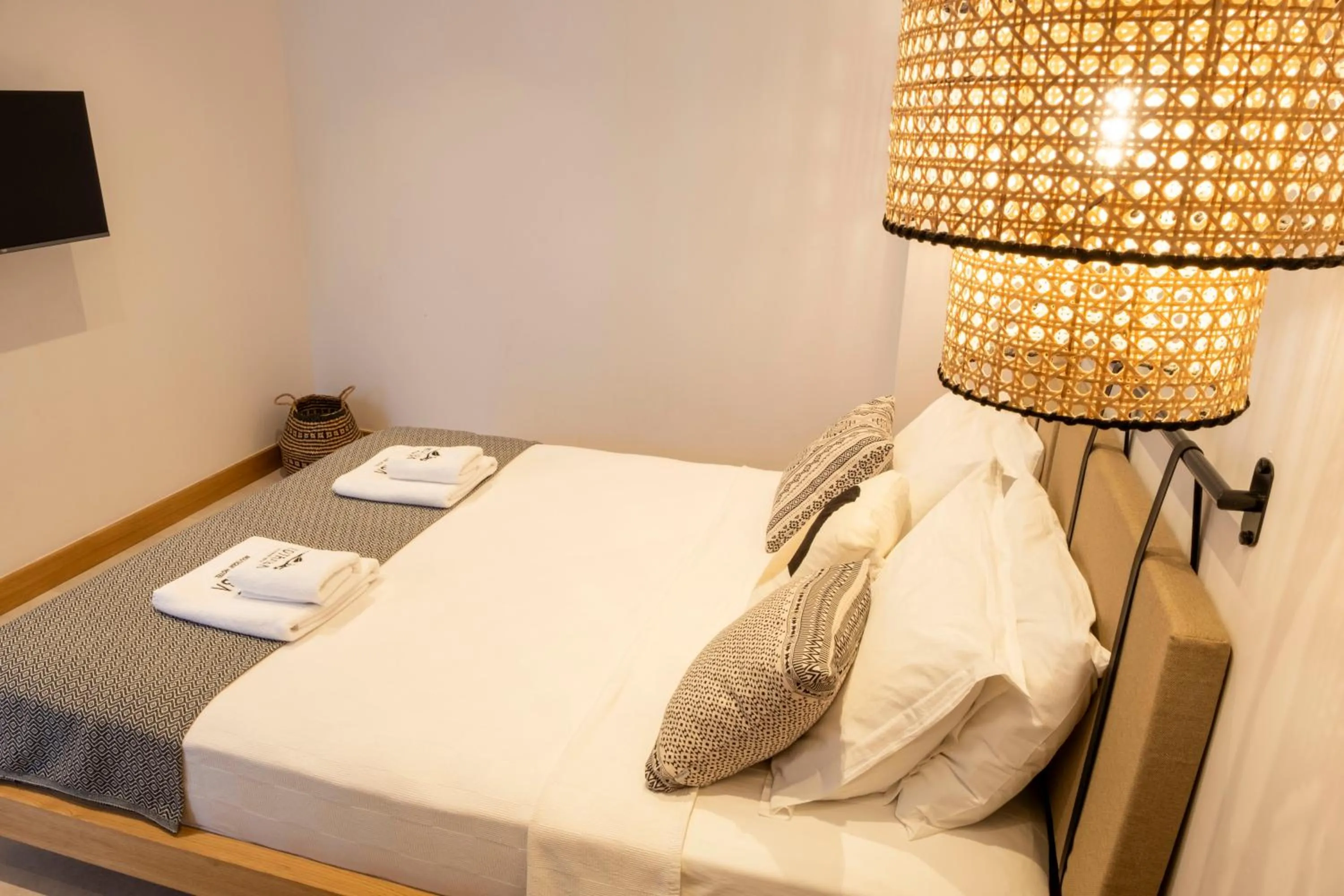 Bed in Kotraba Alacati Hotel