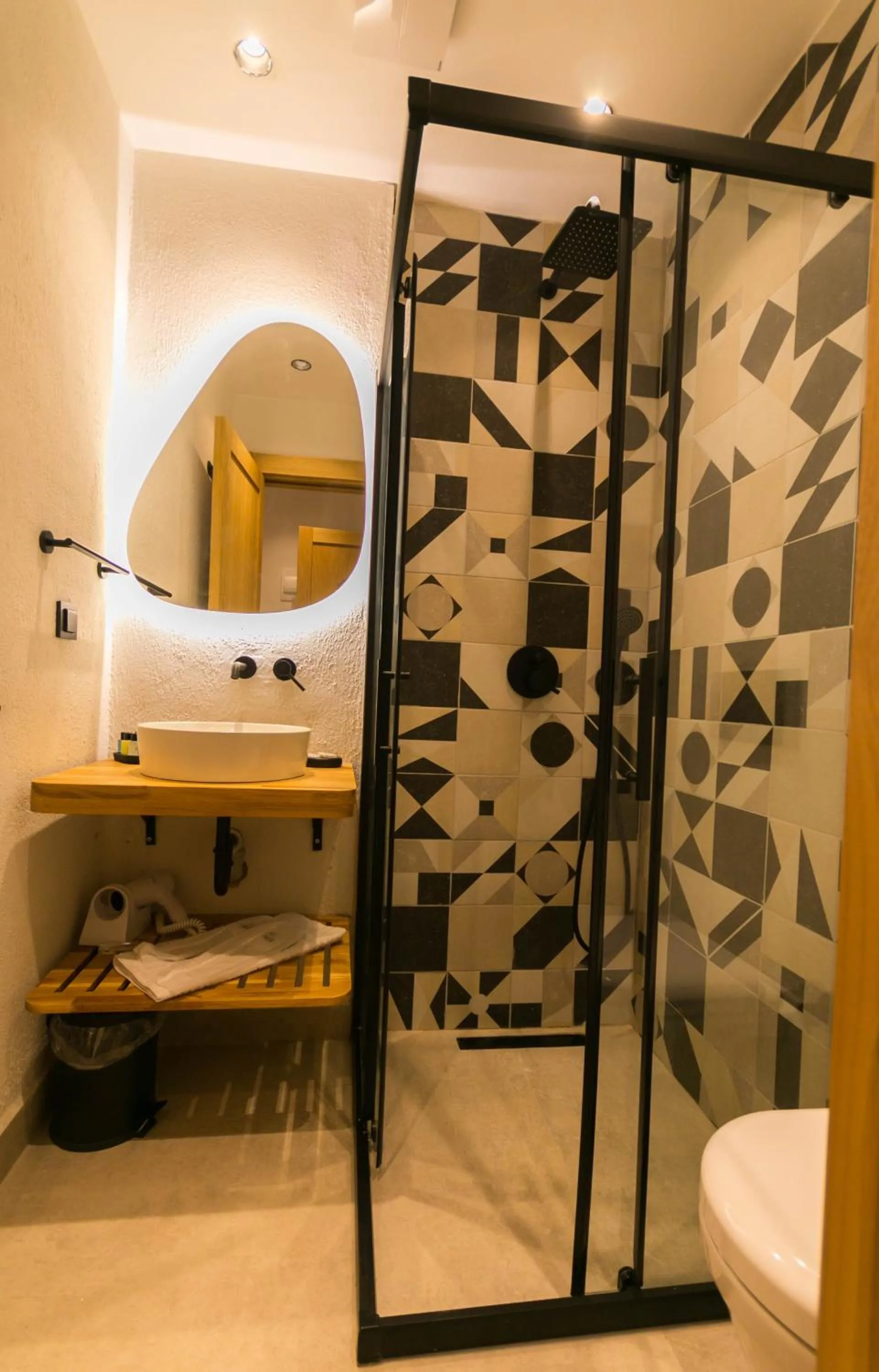 Shower in Kotraba Alacati Hotel