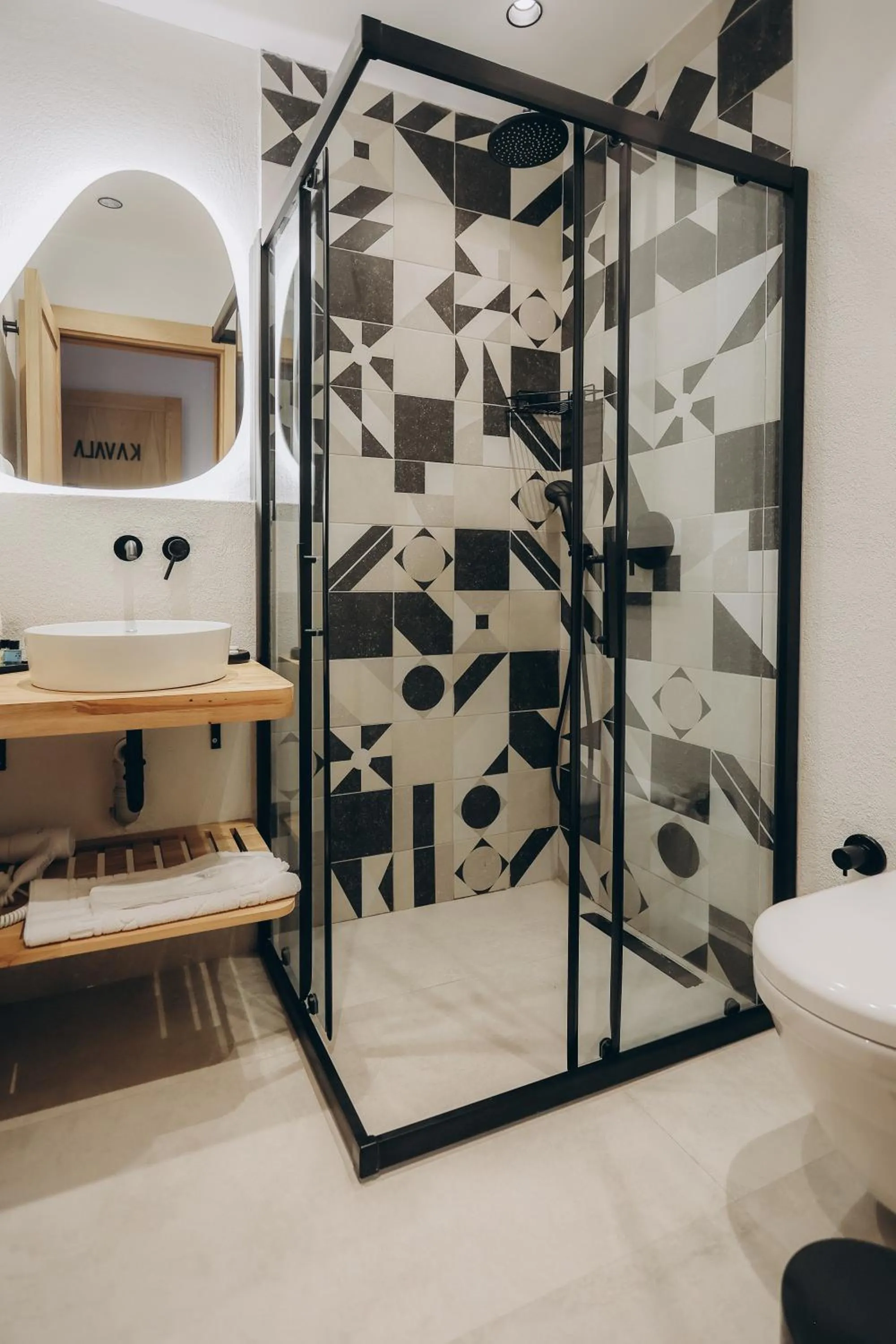 Shower in Kotraba Alacati Hotel