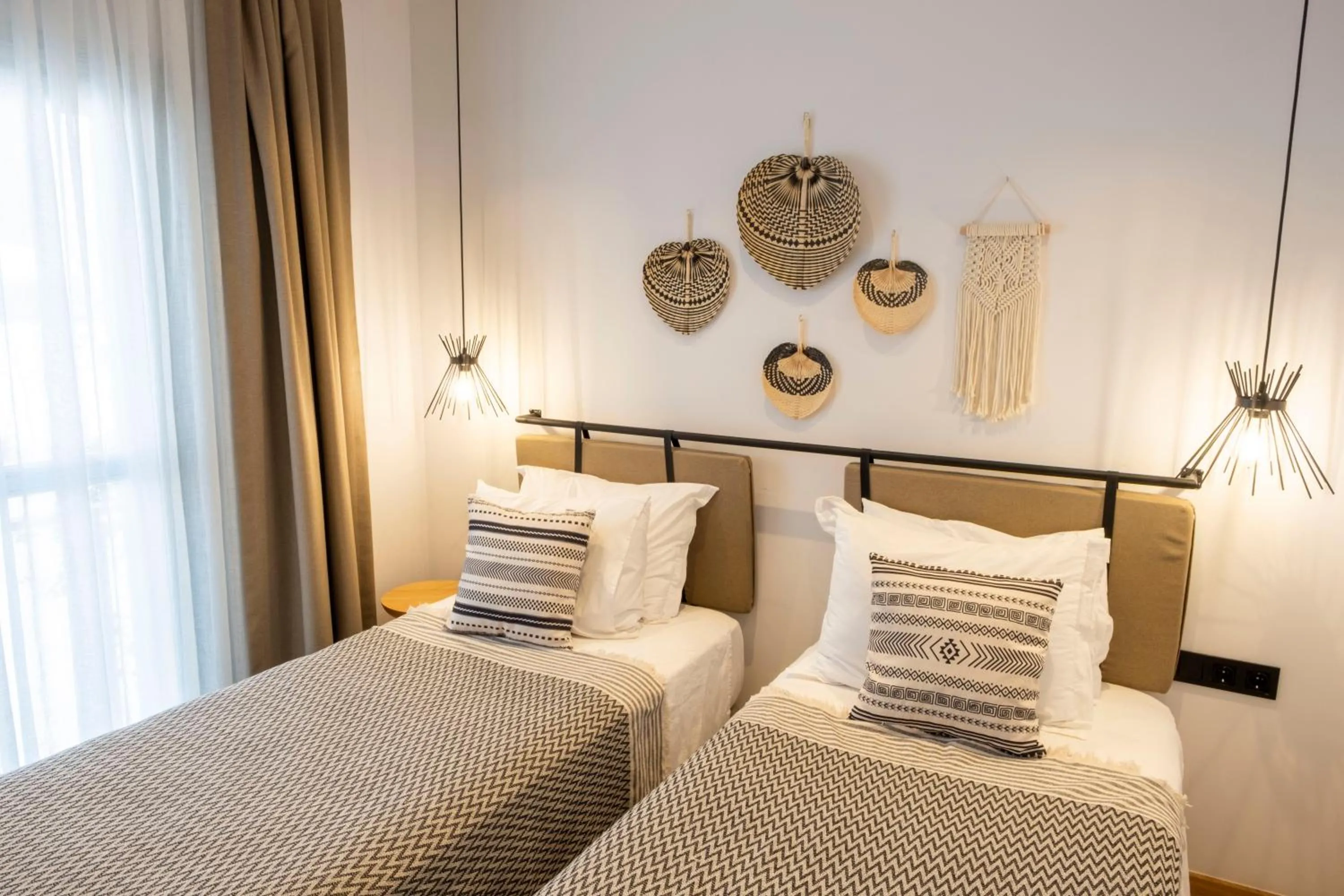 Bed in Kotraba Alacati Hotel