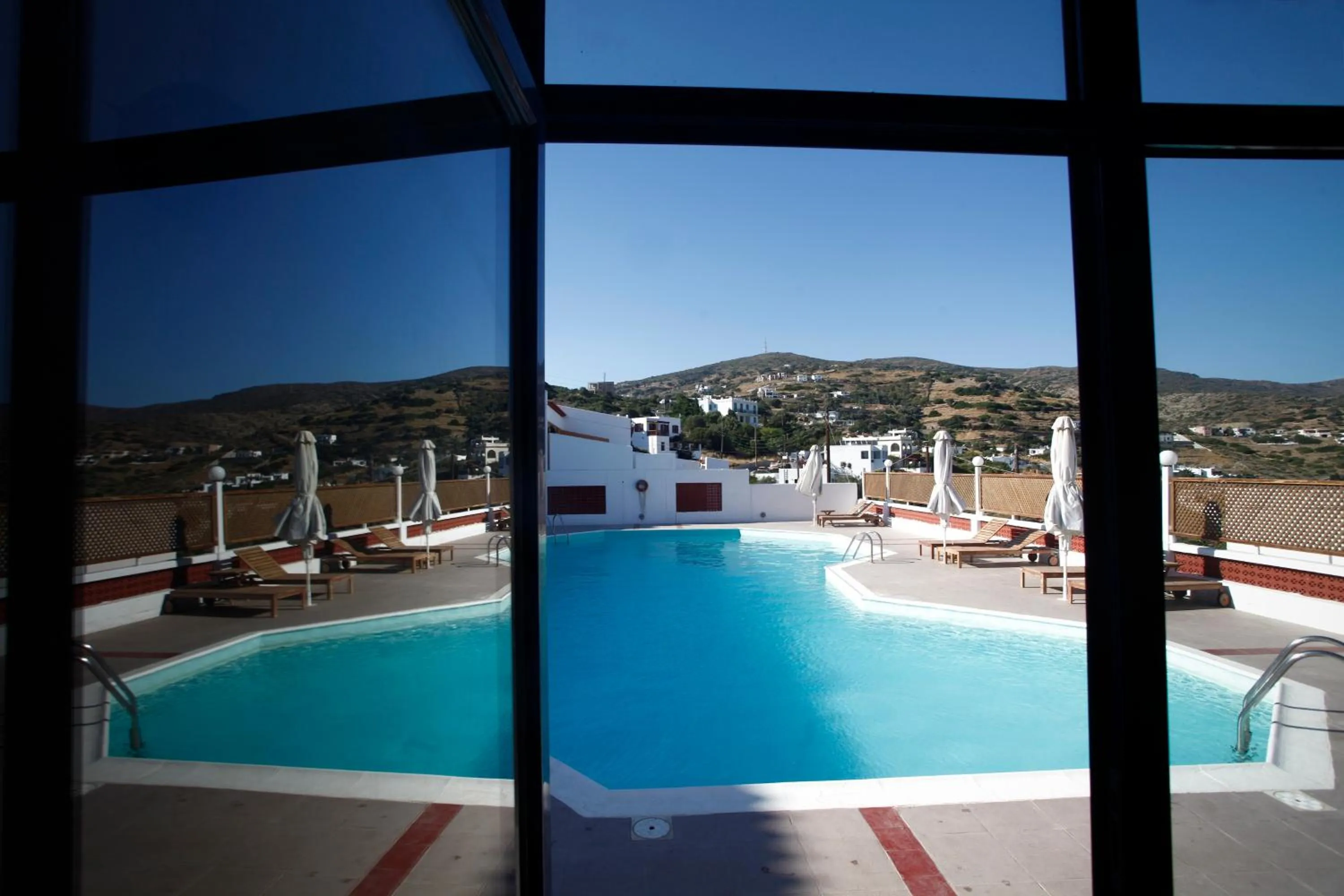 Pool view in Mare Vista Hotel - Epaminondas